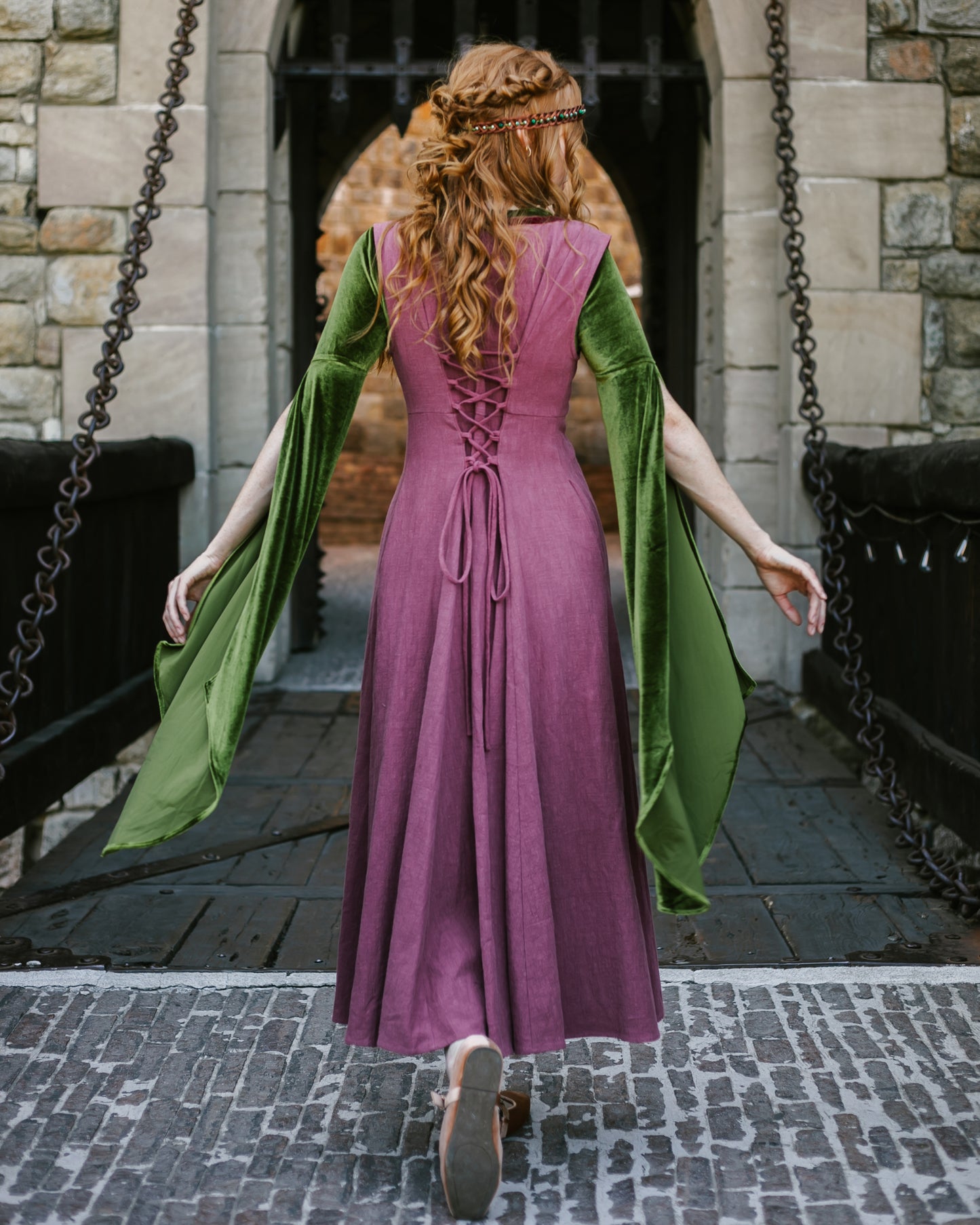 Stained Blackberry Kirtle Dress
