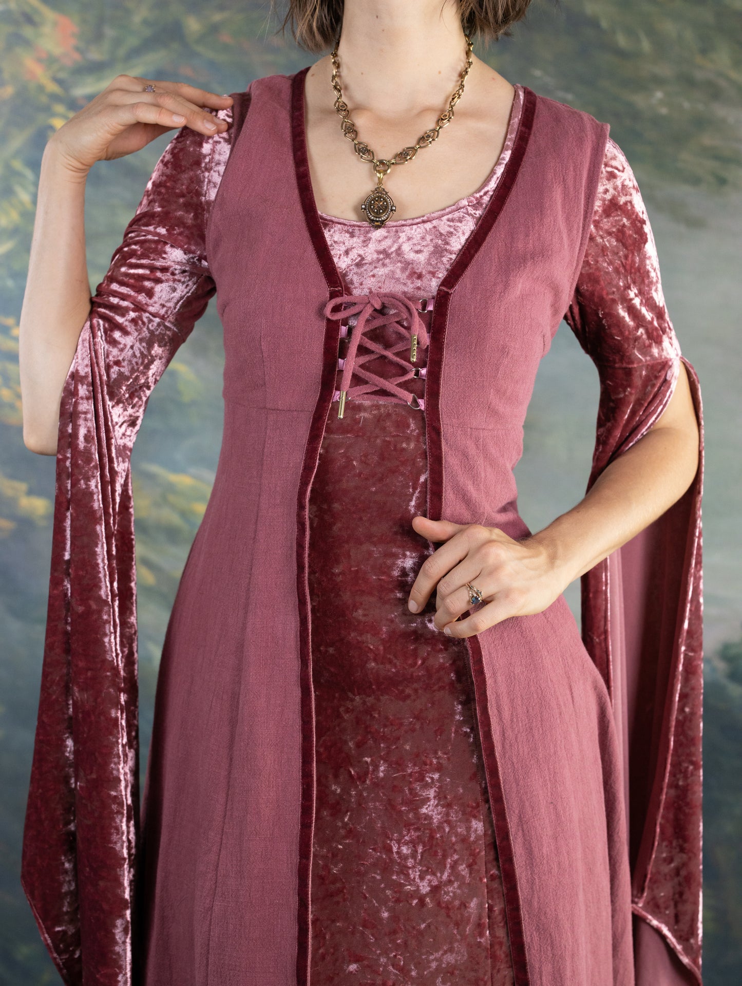 Stained Blackberry Kirtle Dress