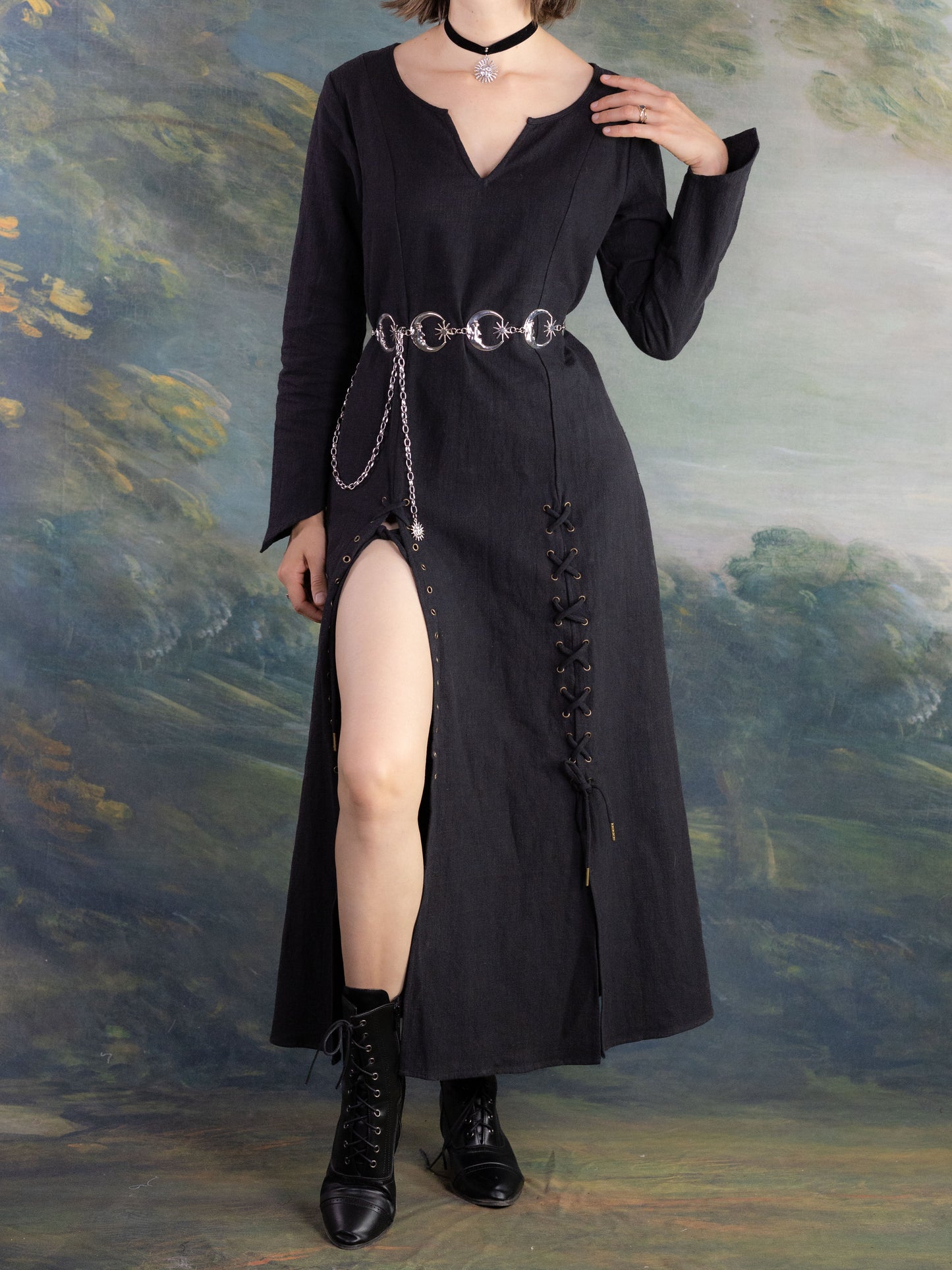 Black Viking Dress