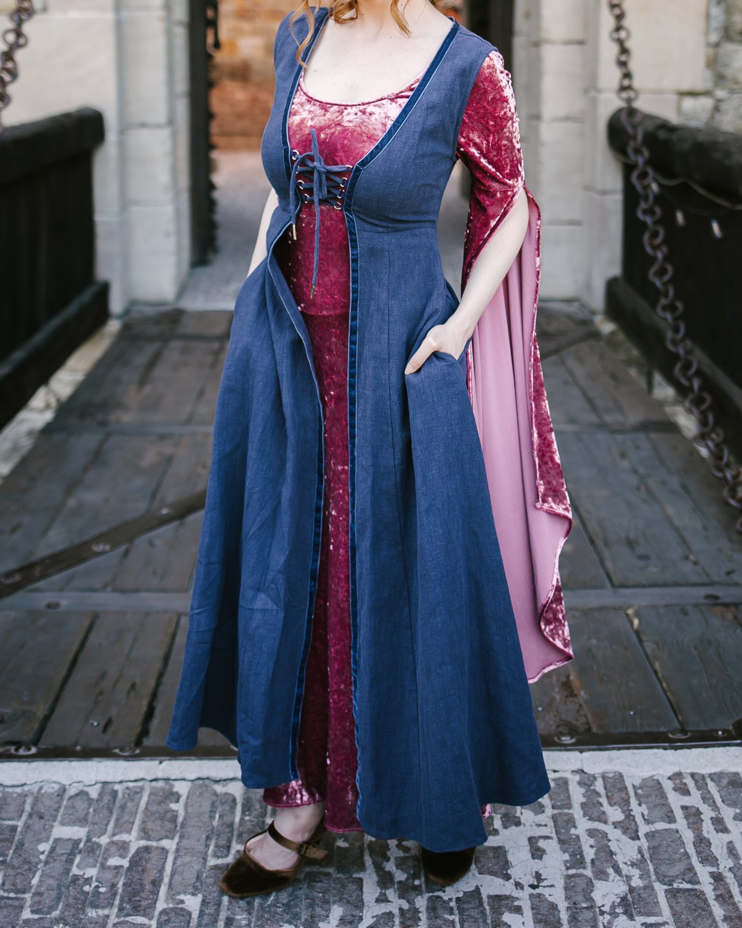 Navy Blue Kirtle Dress