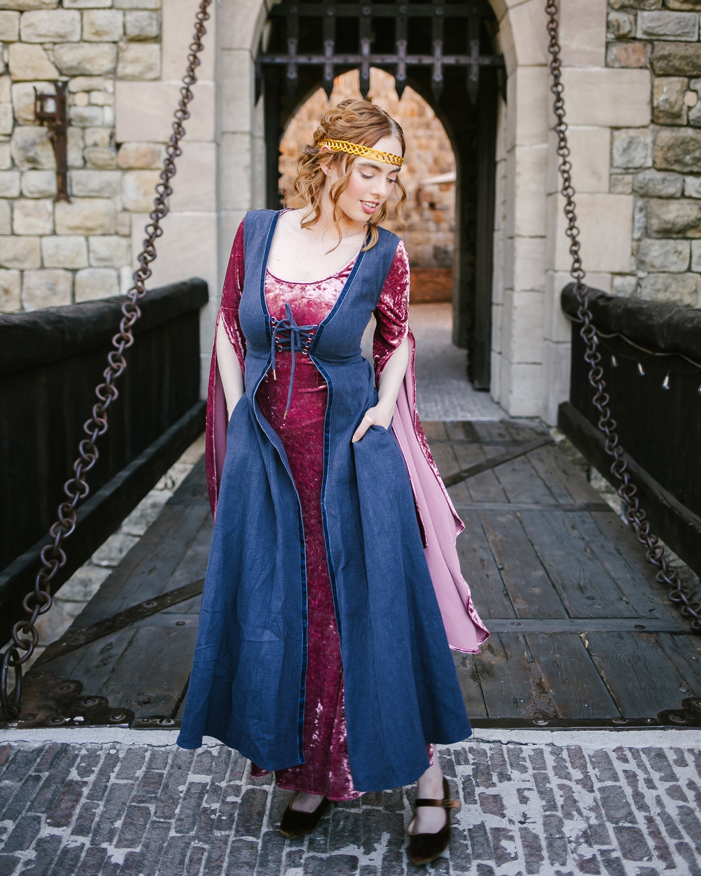 Navy Blue Kirtle Dress