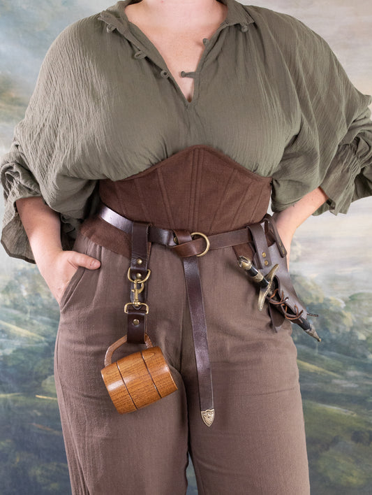 Heavy Duty Leather Tankard Strap