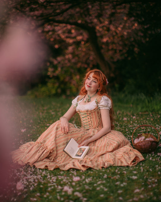 Rococo Pink Ruffle Skirt