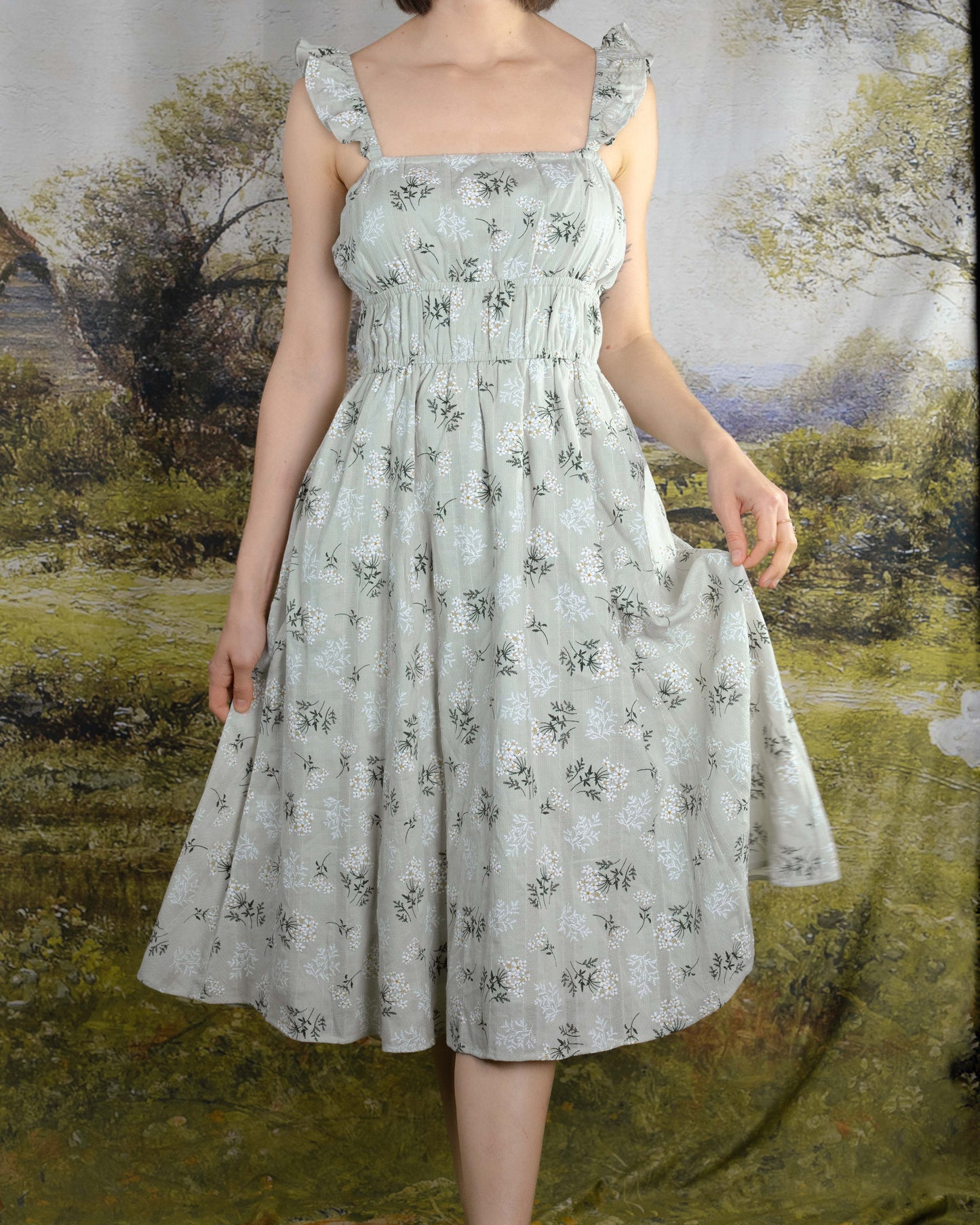 Floral Milkmaid Dress