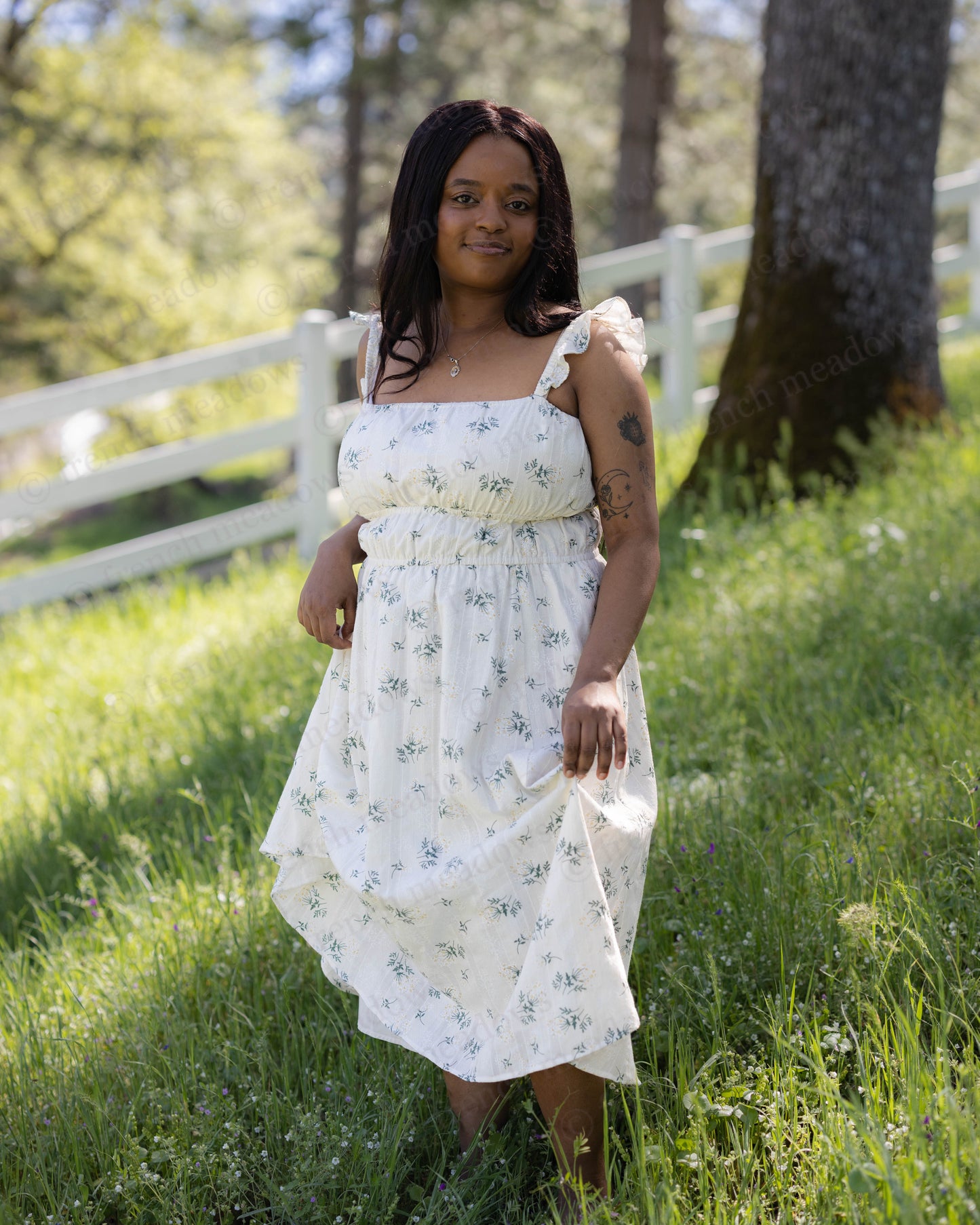 Floral Milkmaid Dress