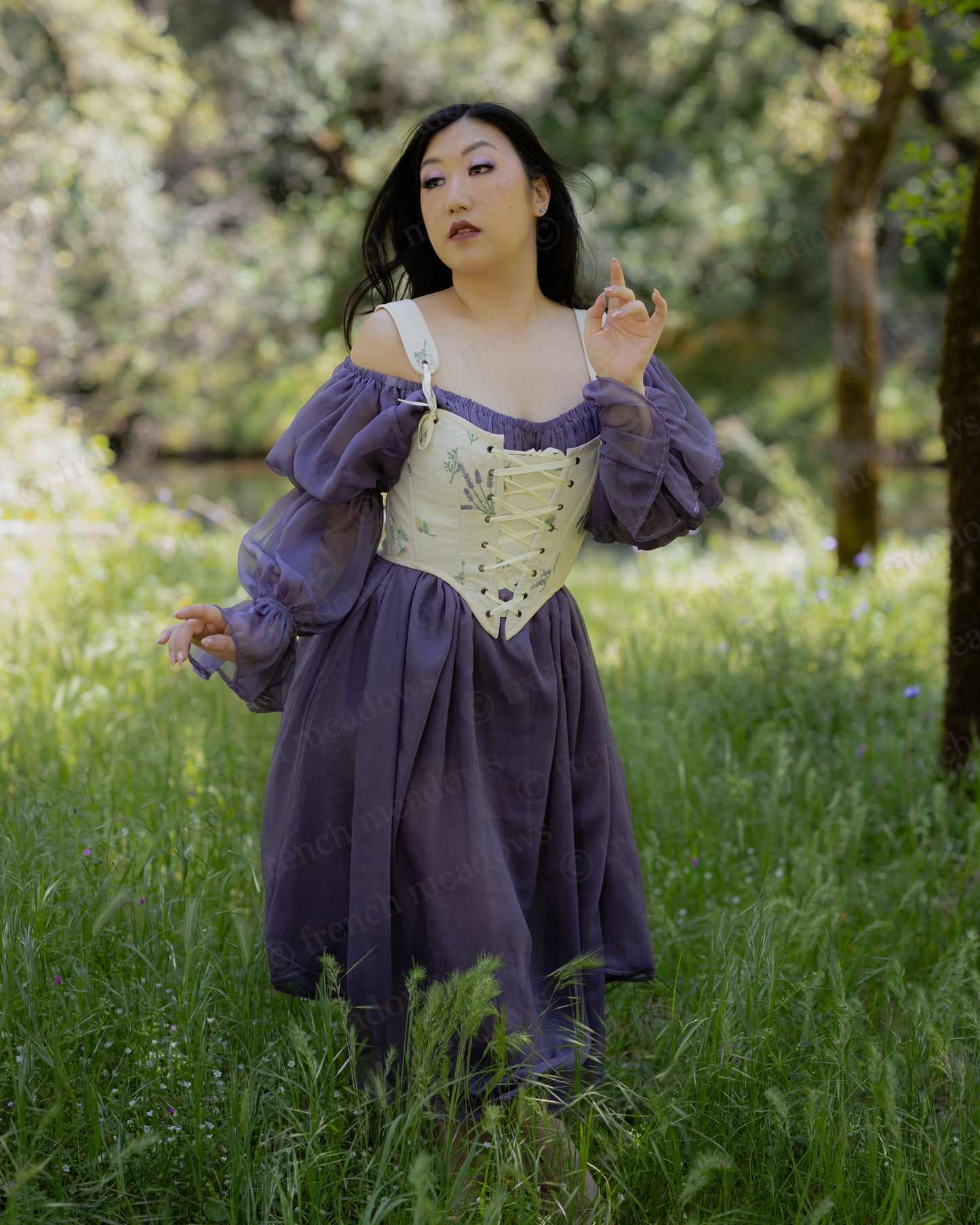 Ivory Wildflower Corset