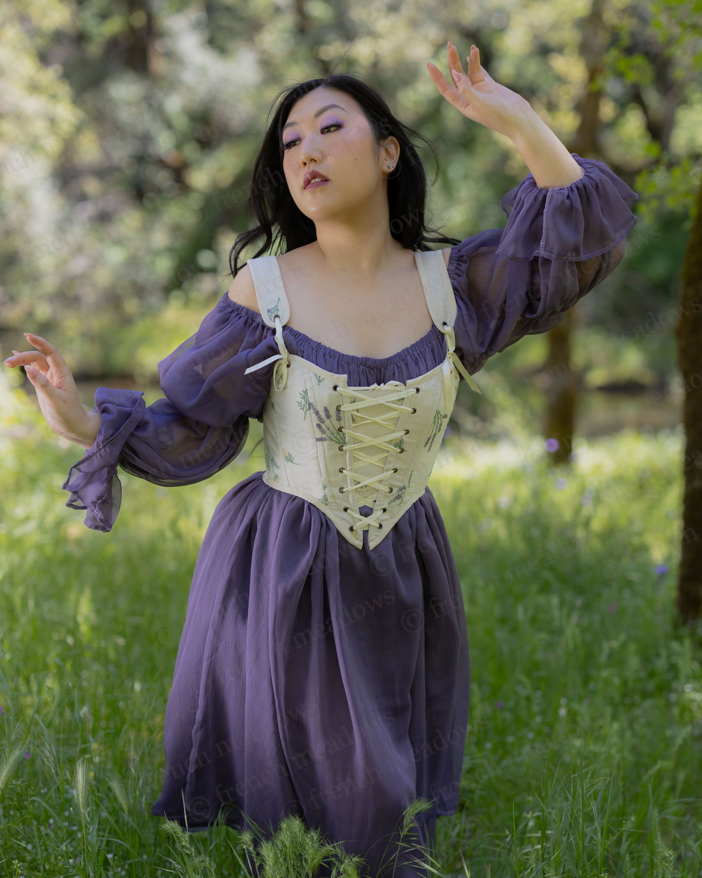 Ivory Wildflower Corset