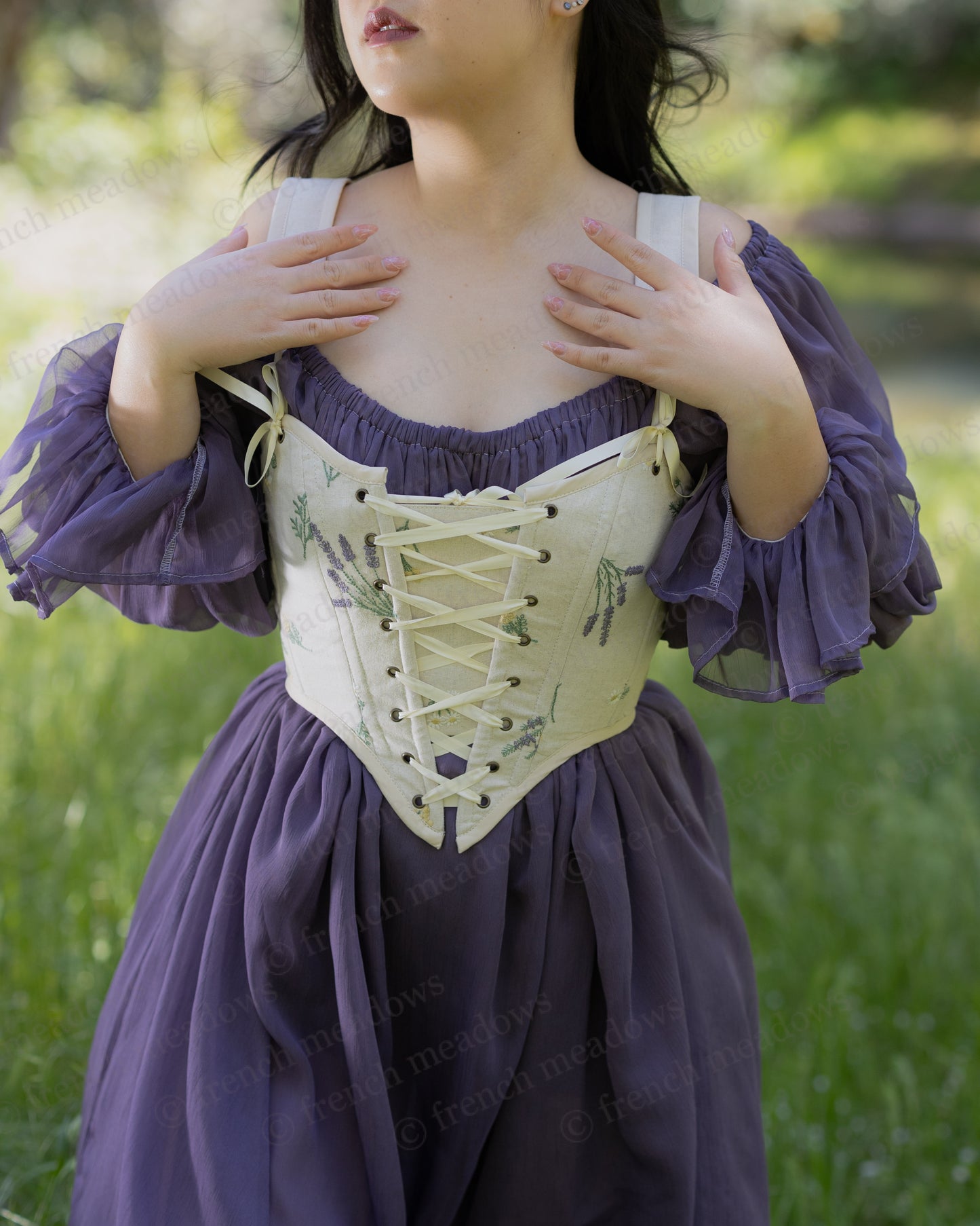 Ivory Wildflower Corset