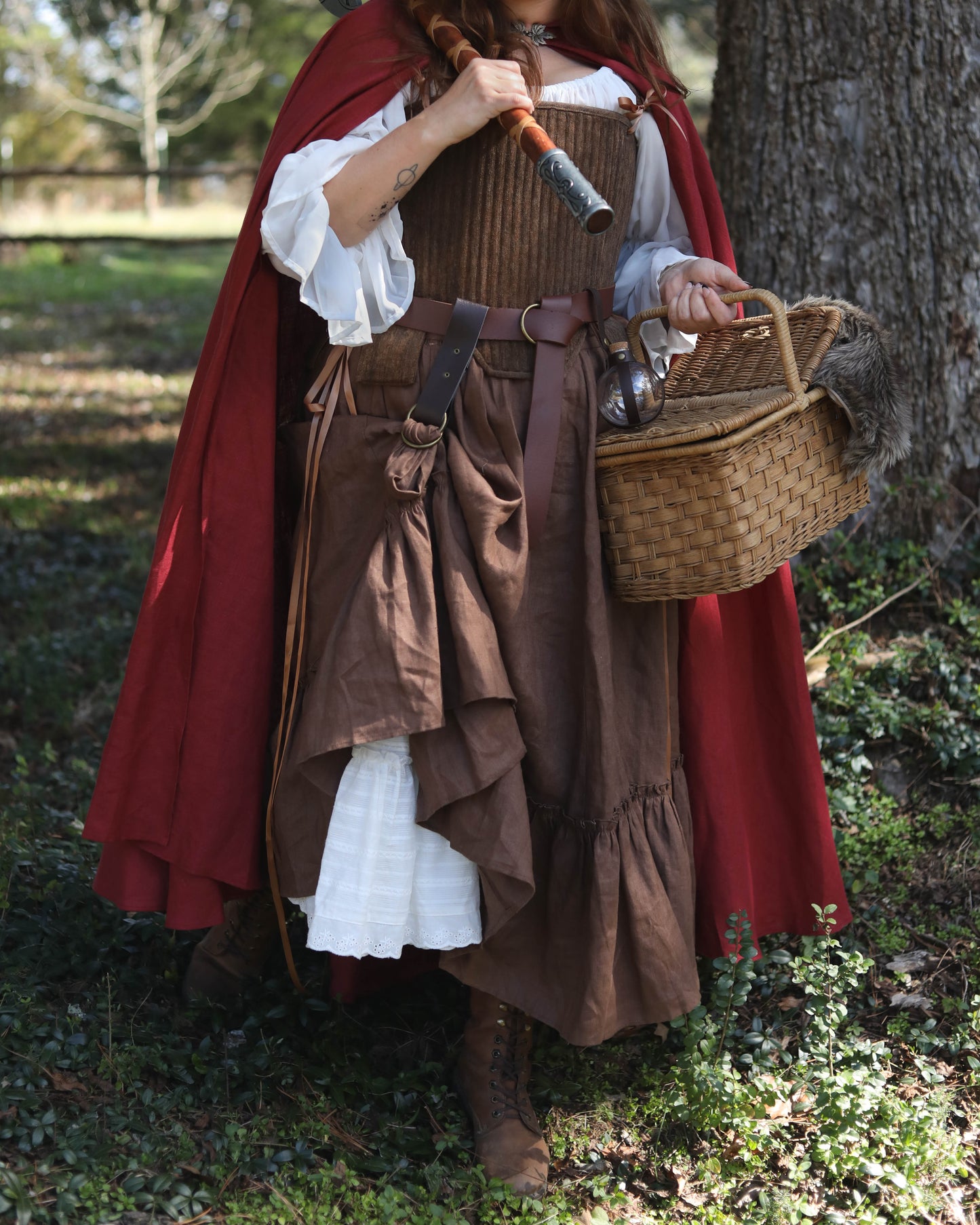 Linen Renaissance Cloak