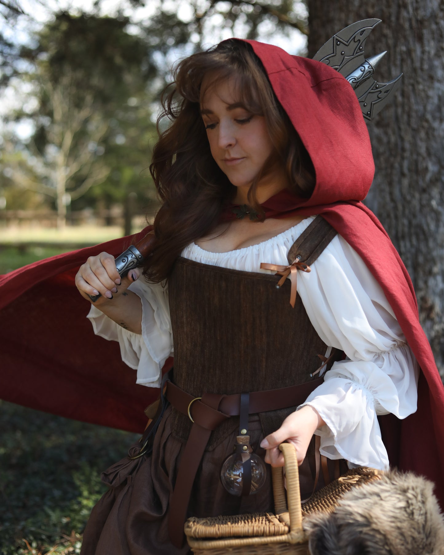 Linen Renaissance Cloak