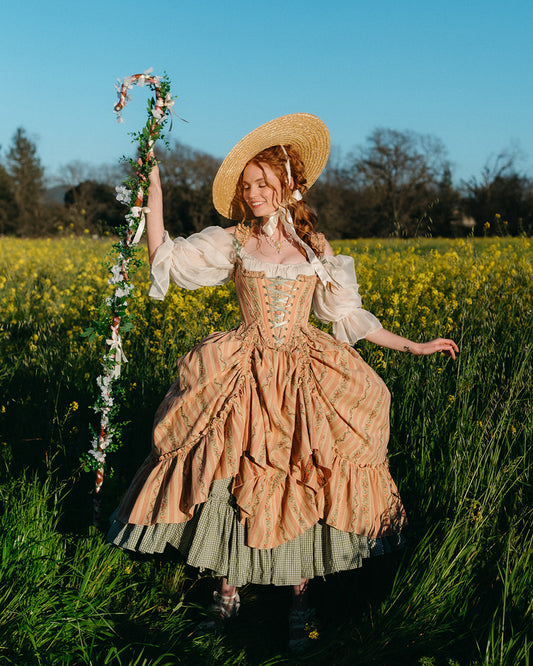 Rococo Pink 18th Century Stays