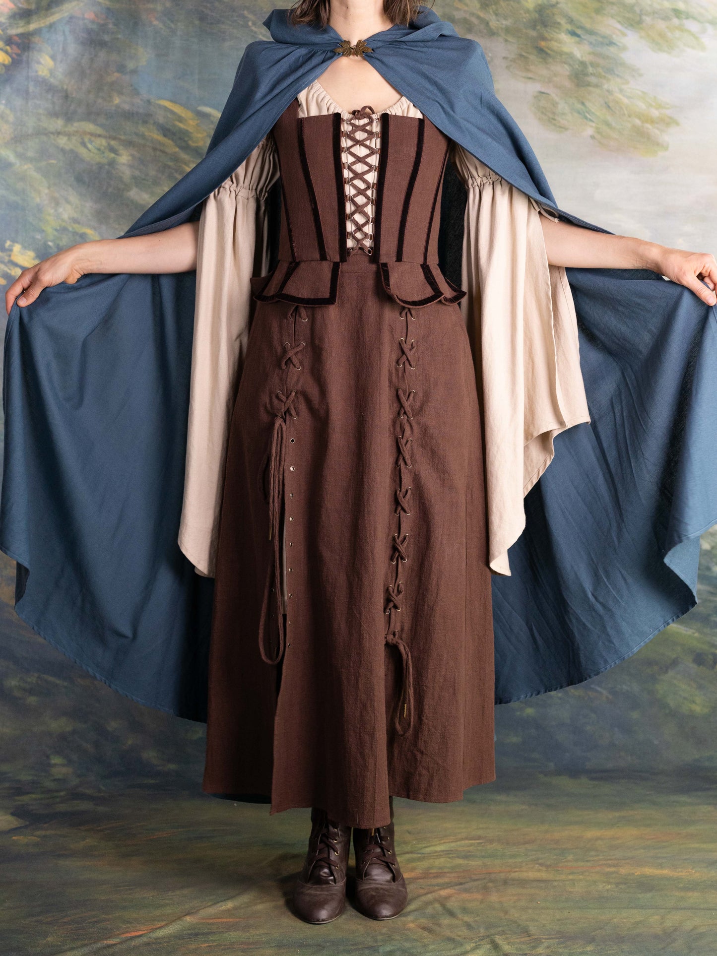 Linen Renaissance Cloak