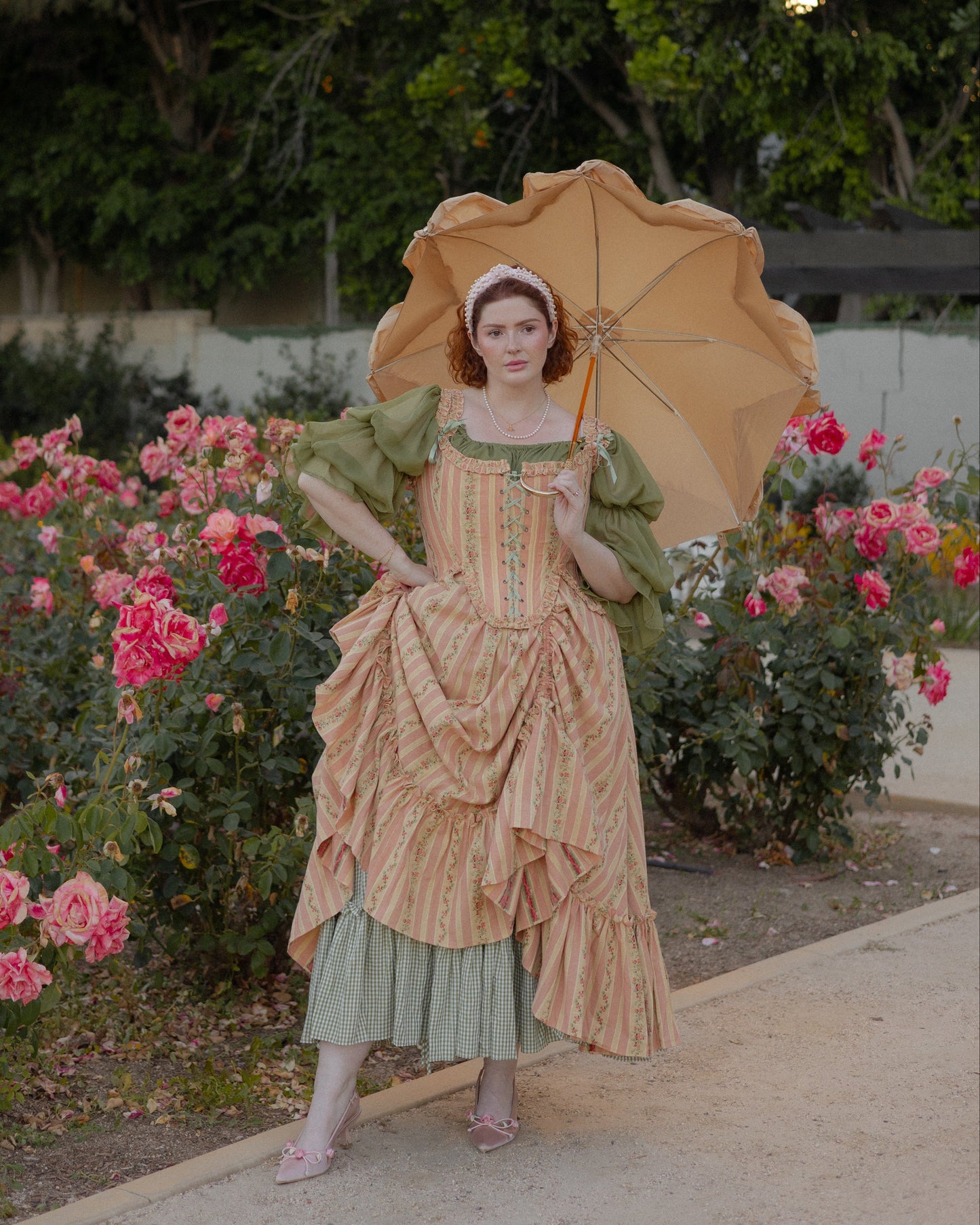 Rococo Pink Ruffle Skirt