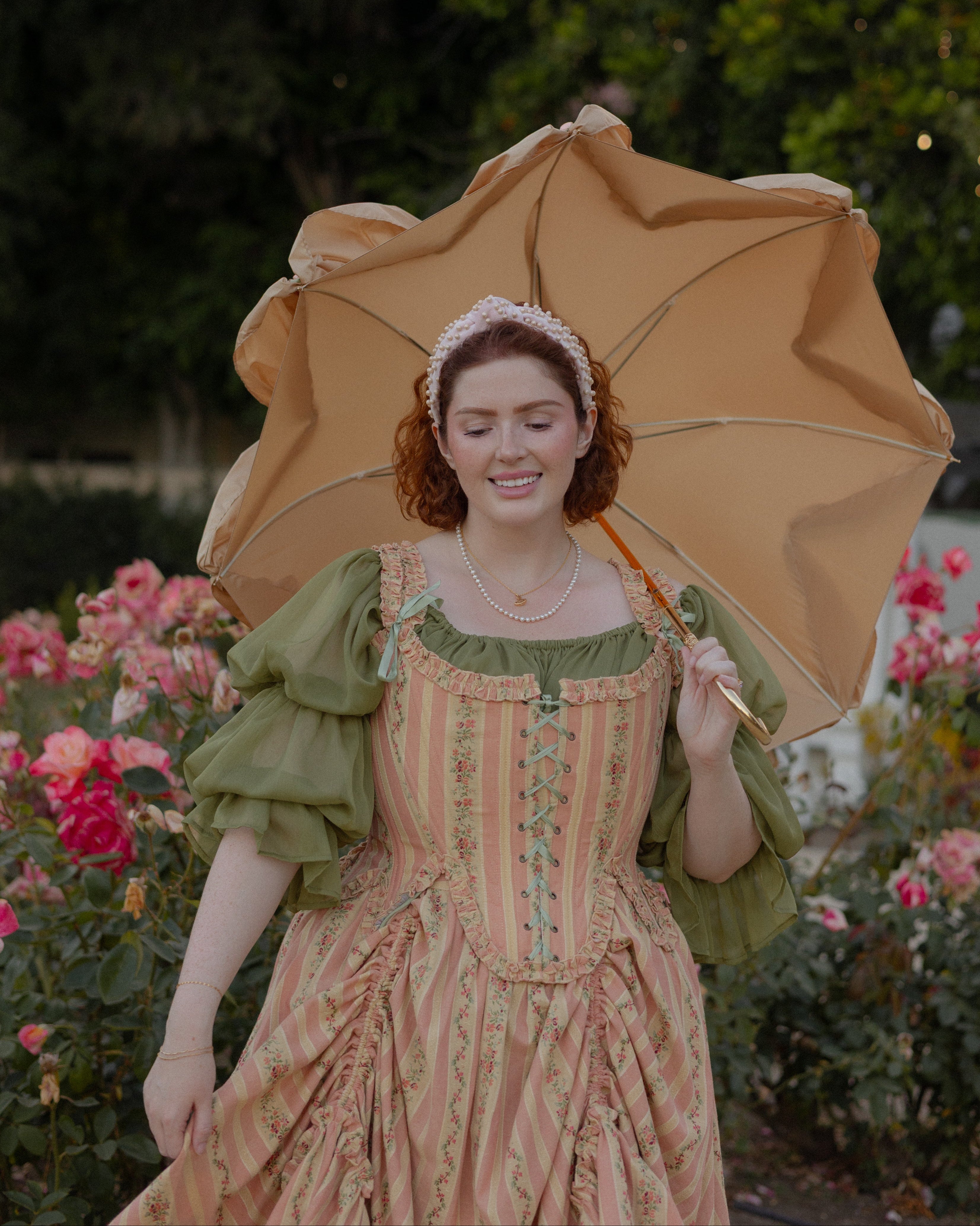 Rococo Pink 18th Century Stays | French Meadows