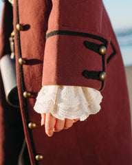 Lacey Ruffle Sleeves