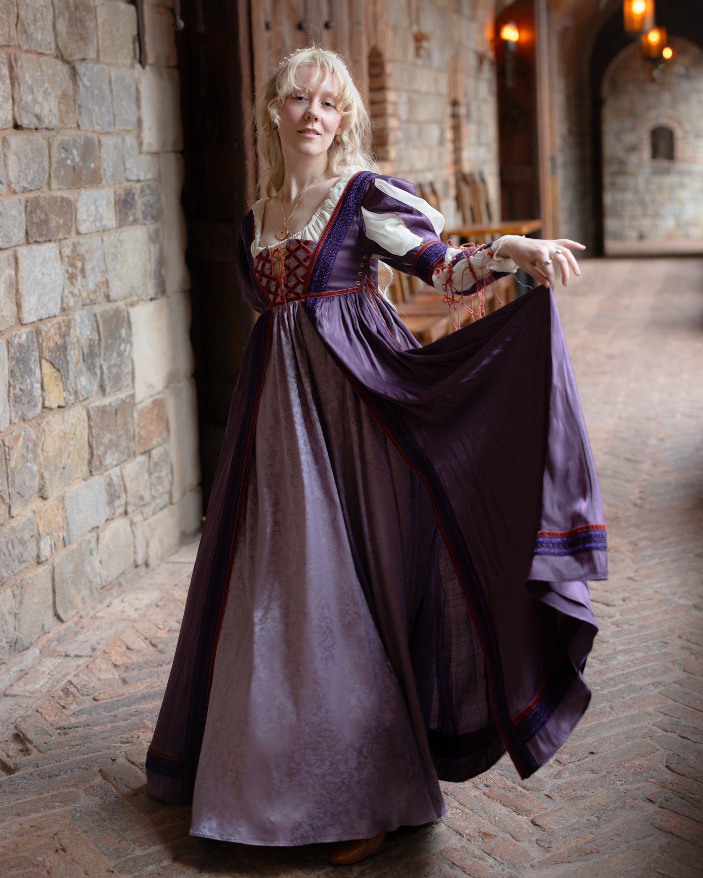 Amethyst Purple Lucrezia Gown