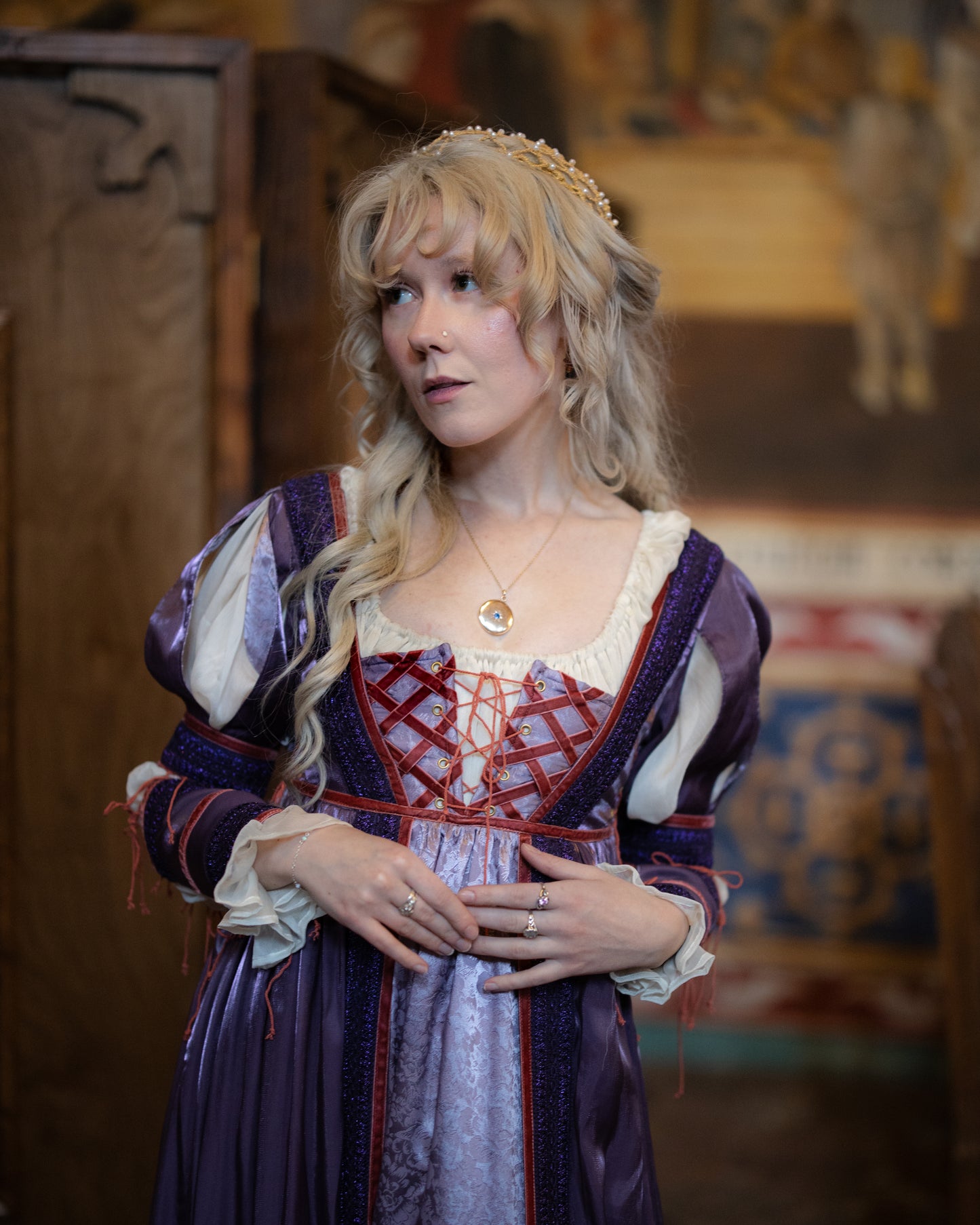 Amethyst Purple Lucrezia Gown