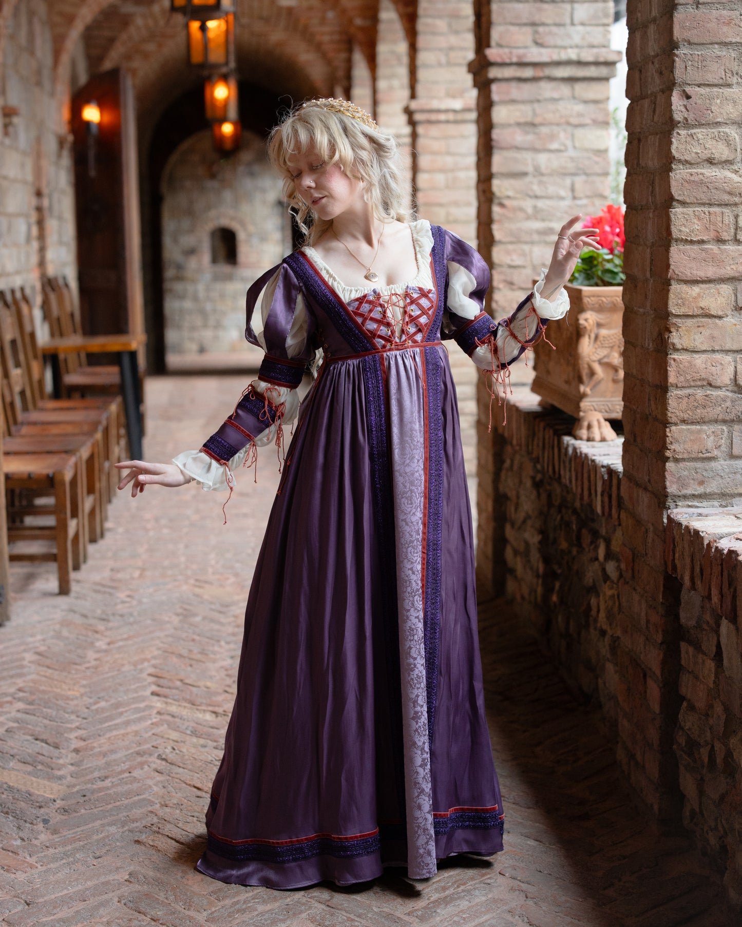 Amethyst Purple Lucrezia Gown