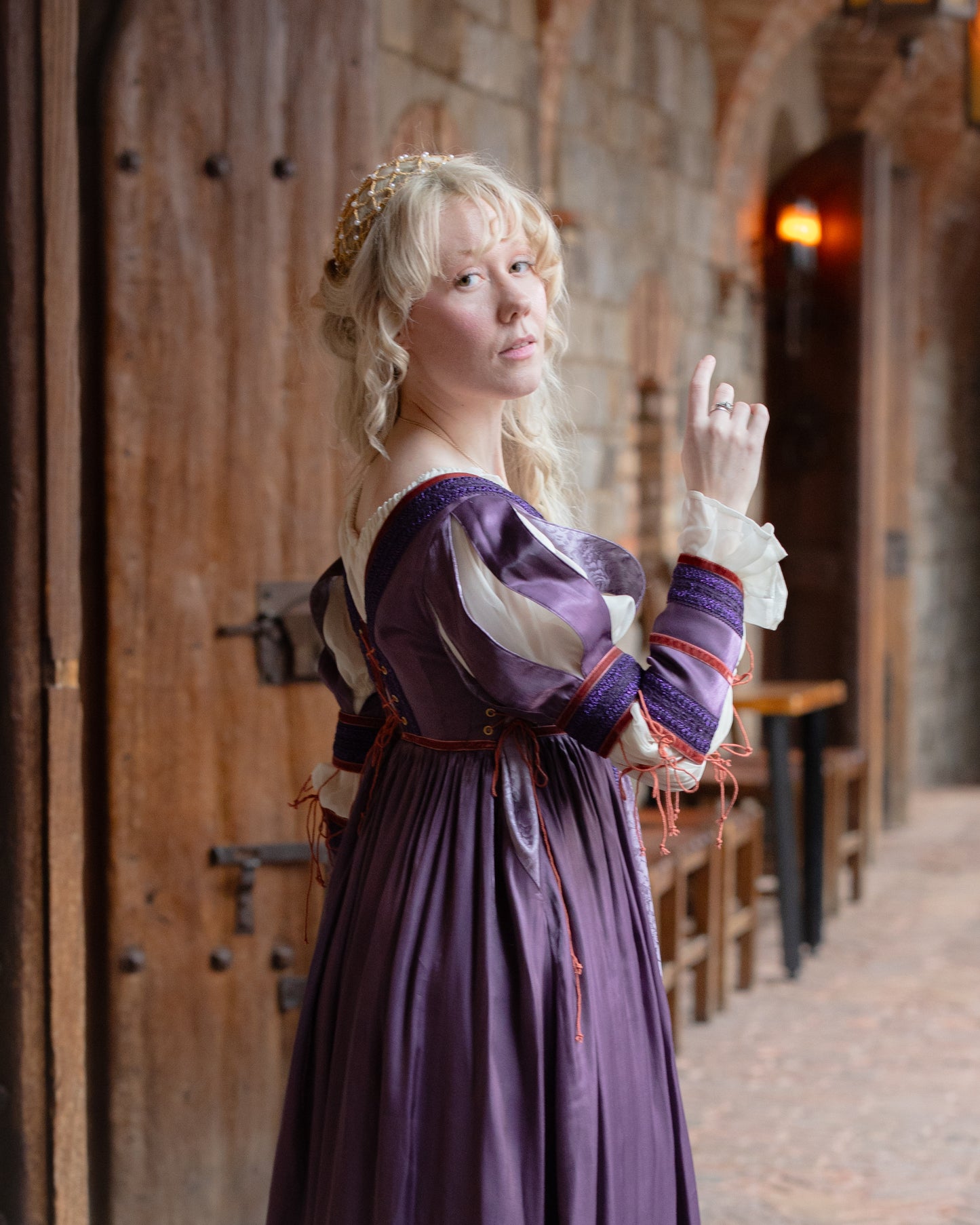 Amethyst Purple Lucrezia Gown