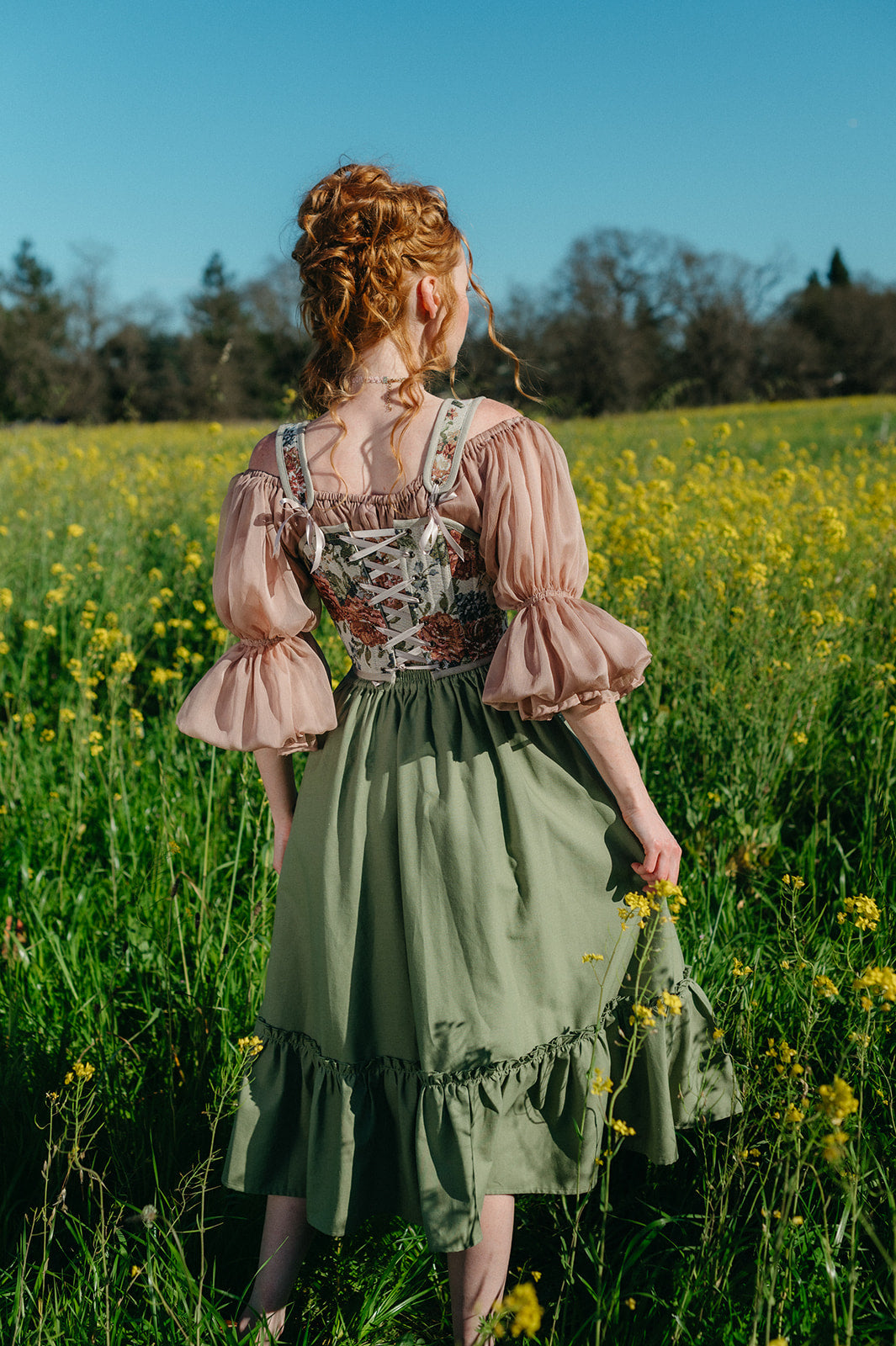 Floral Tapestry Corset