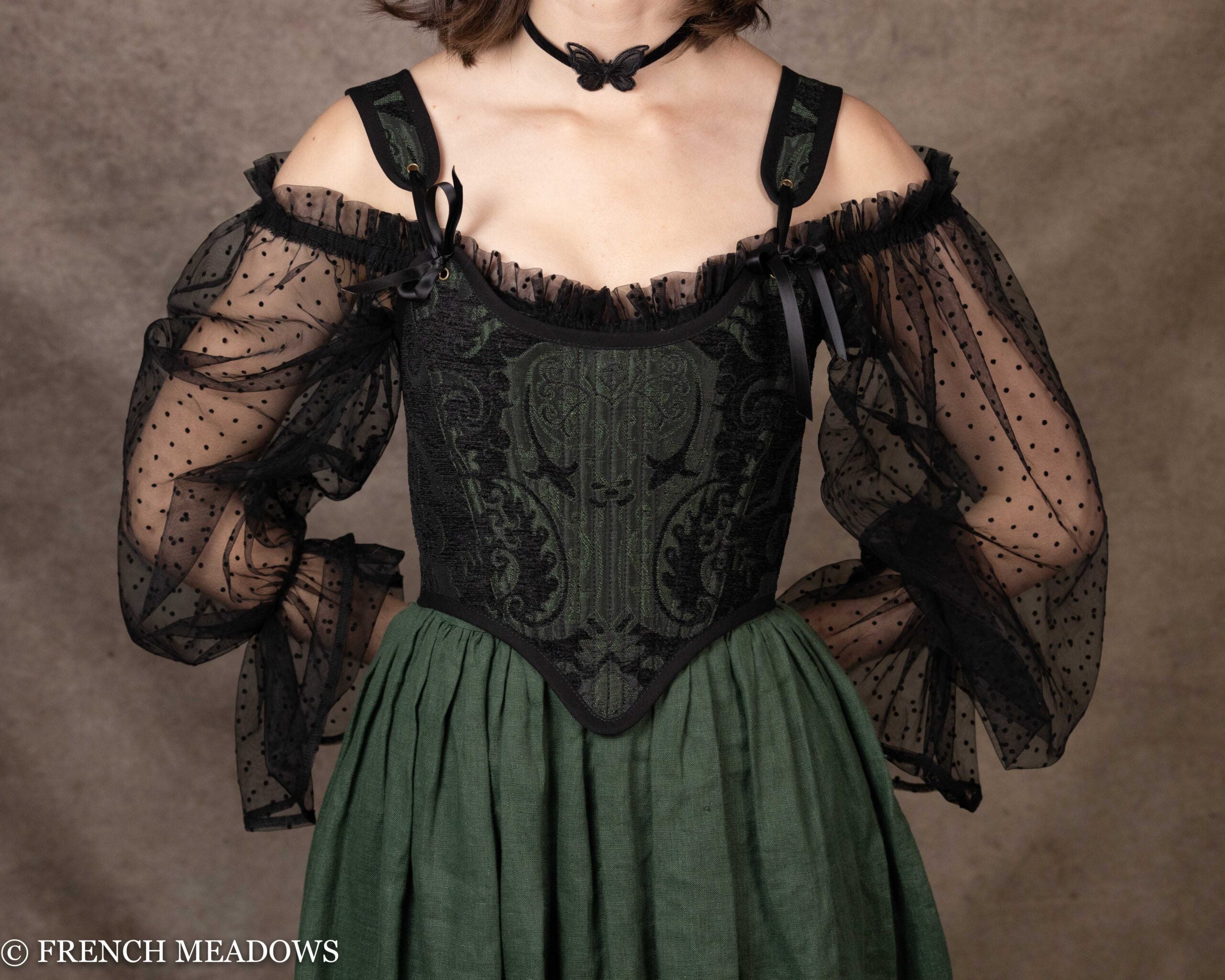 Corset dress elizabethan hotsell