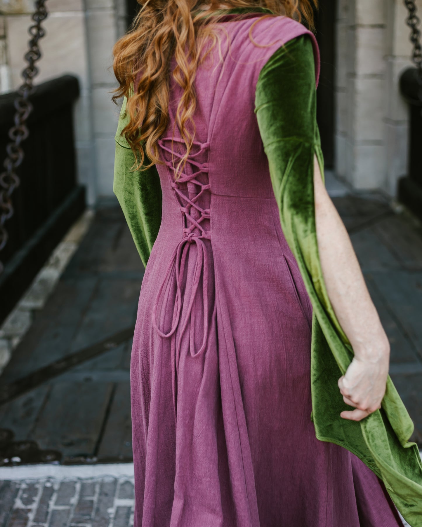 Stained Blackberry Kirtle Dress