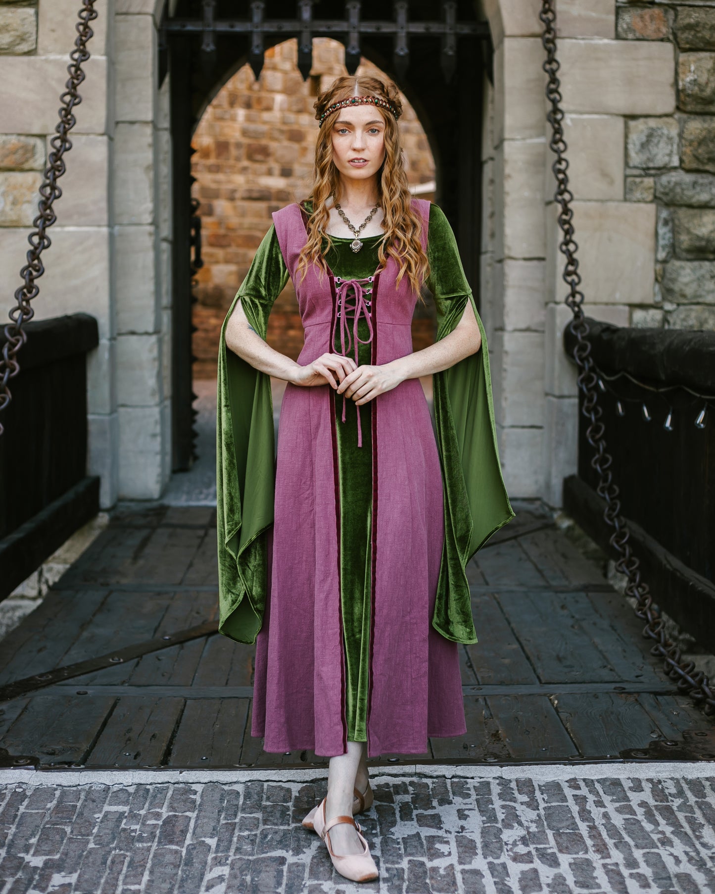Stained Blackberry Kirtle Dress