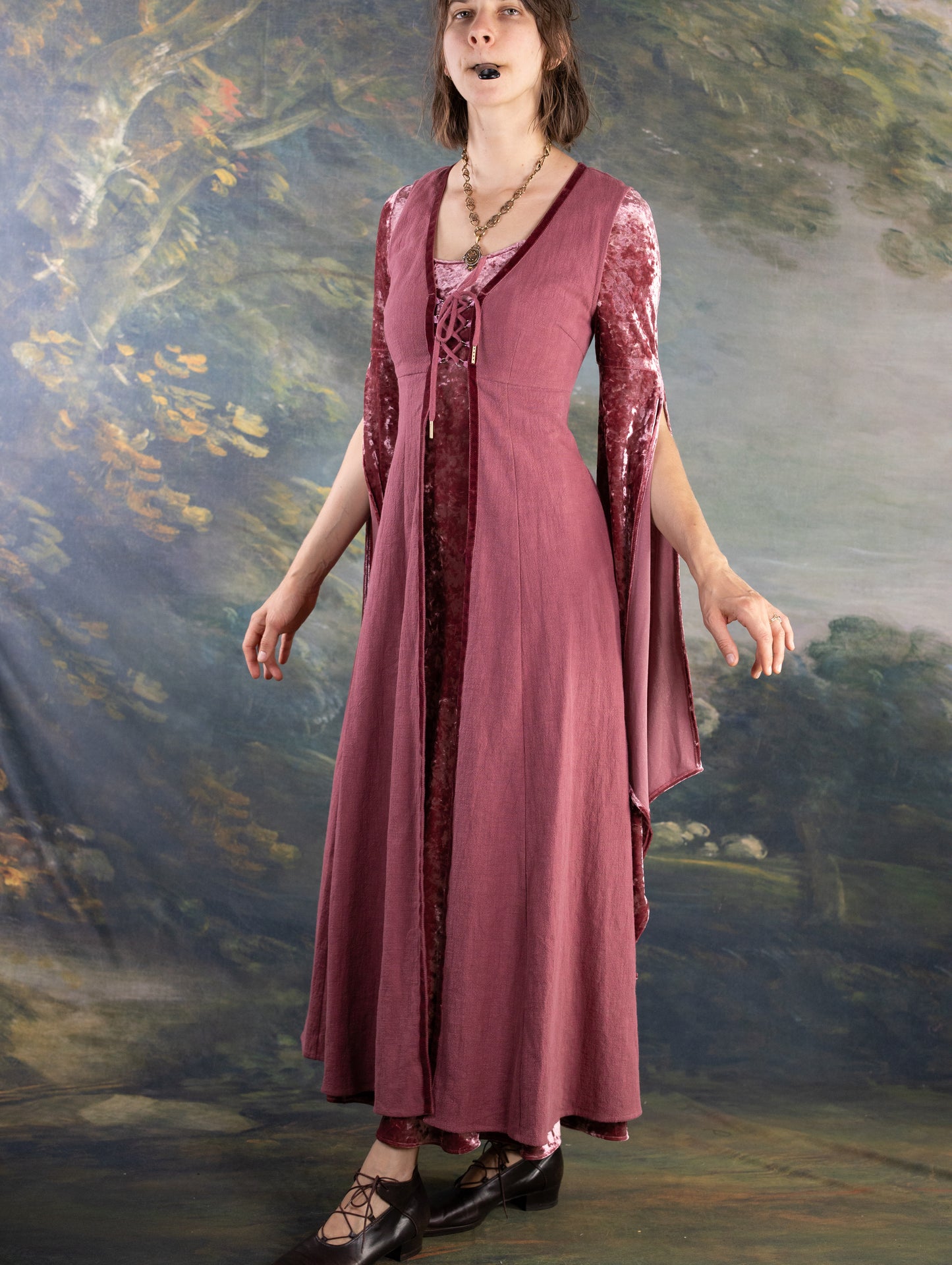 Stained Blackberry Kirtle Dress