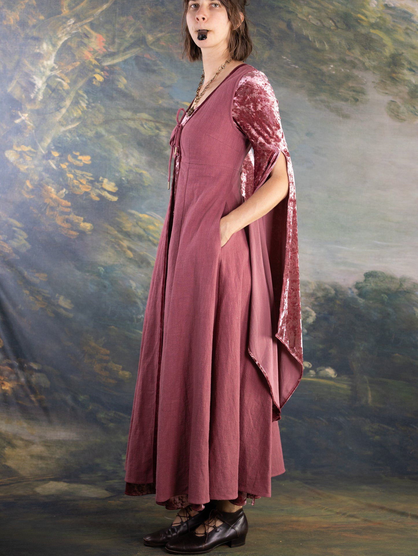 Stained Blackberry Kirtle Dress