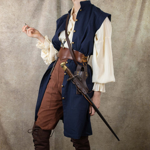 Navy Pirate Vest