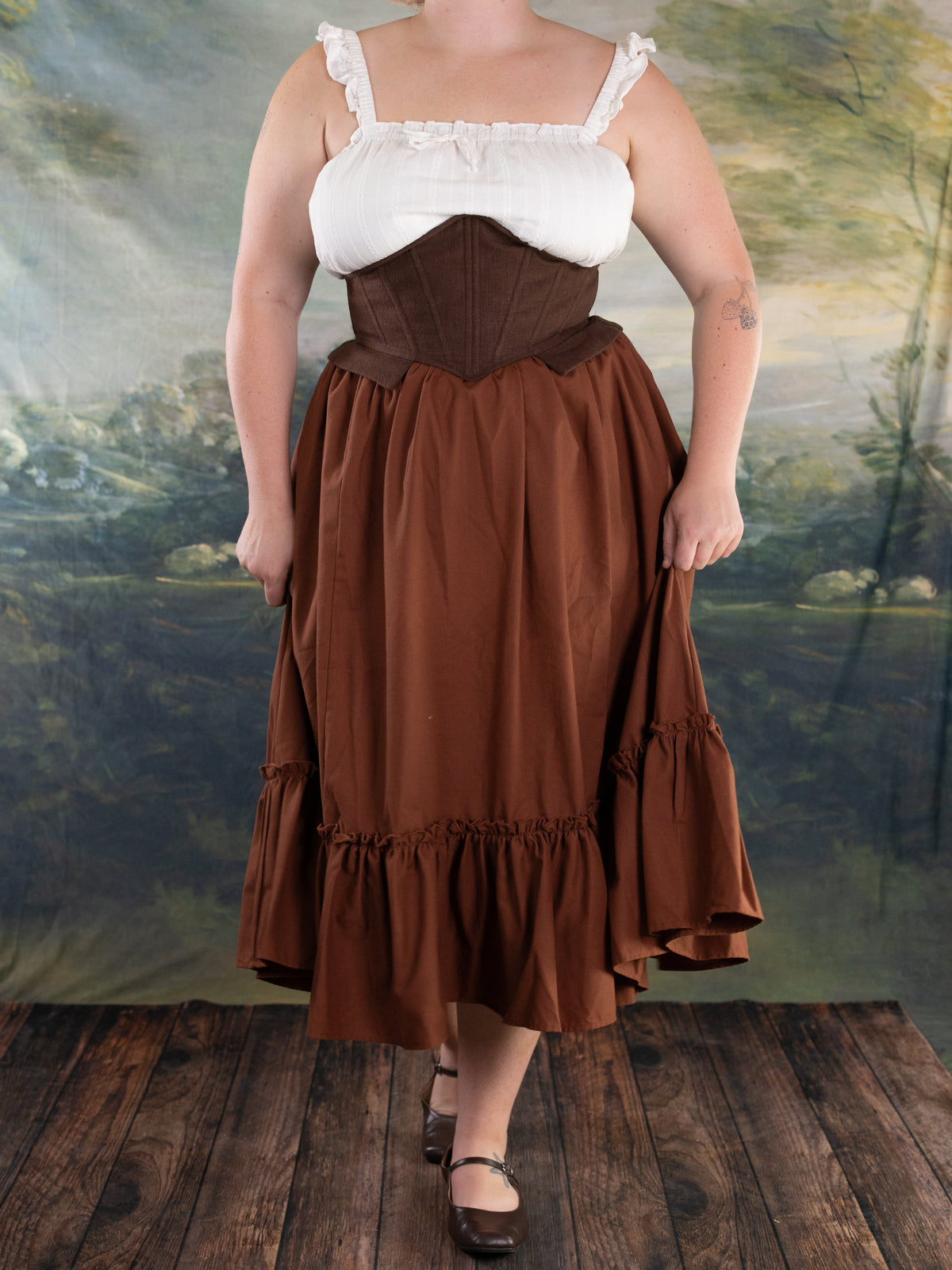 Brown Duelist Corset Belt