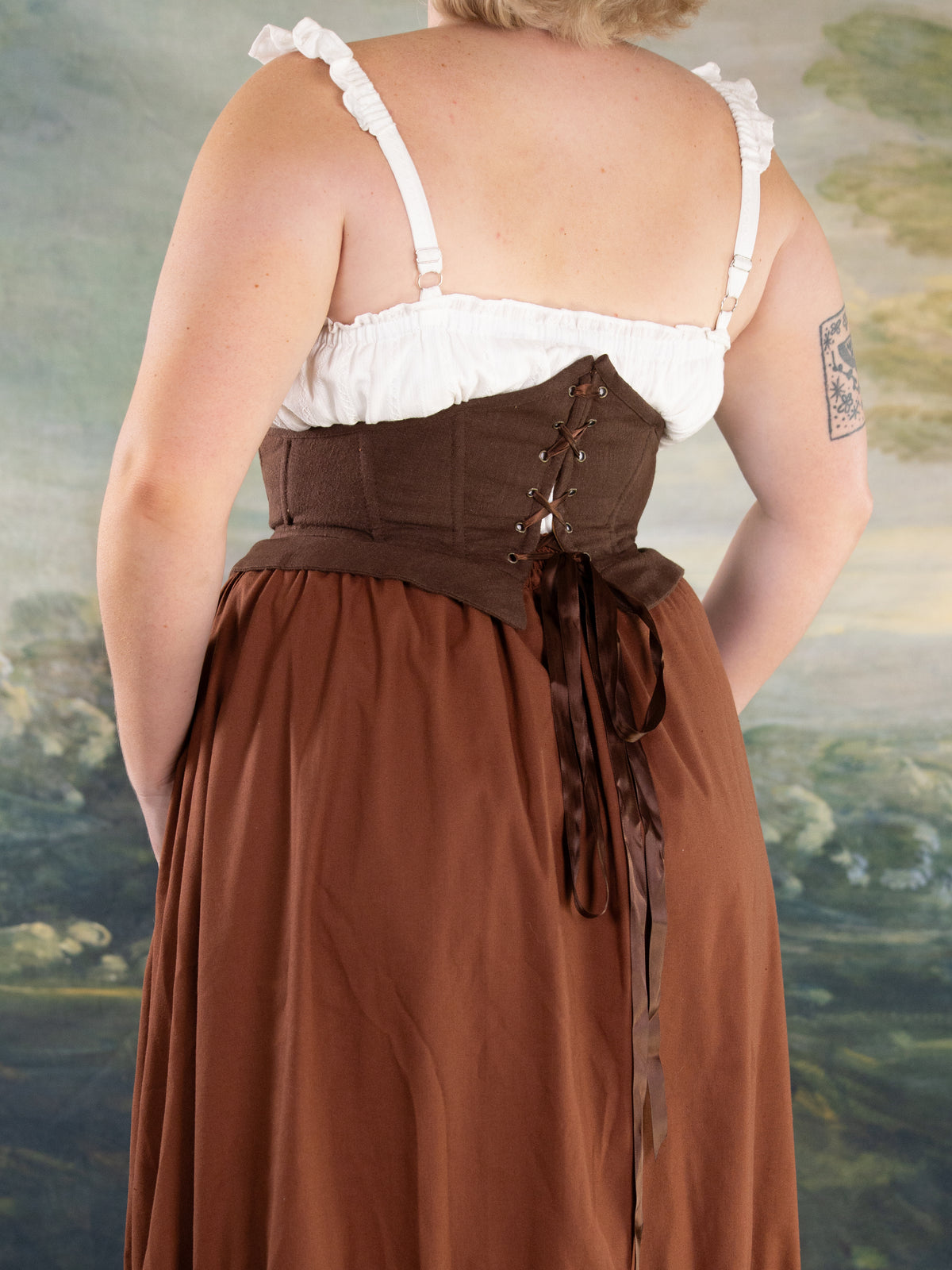Brown Duelist Corset Belt
