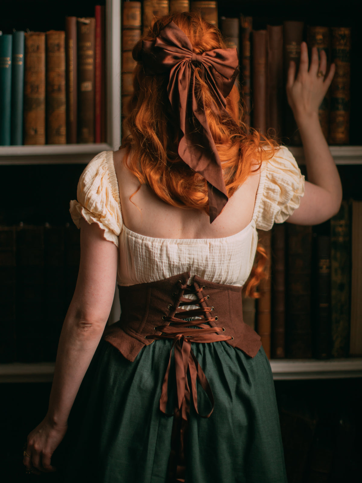 Brown Duelist Corset Belt