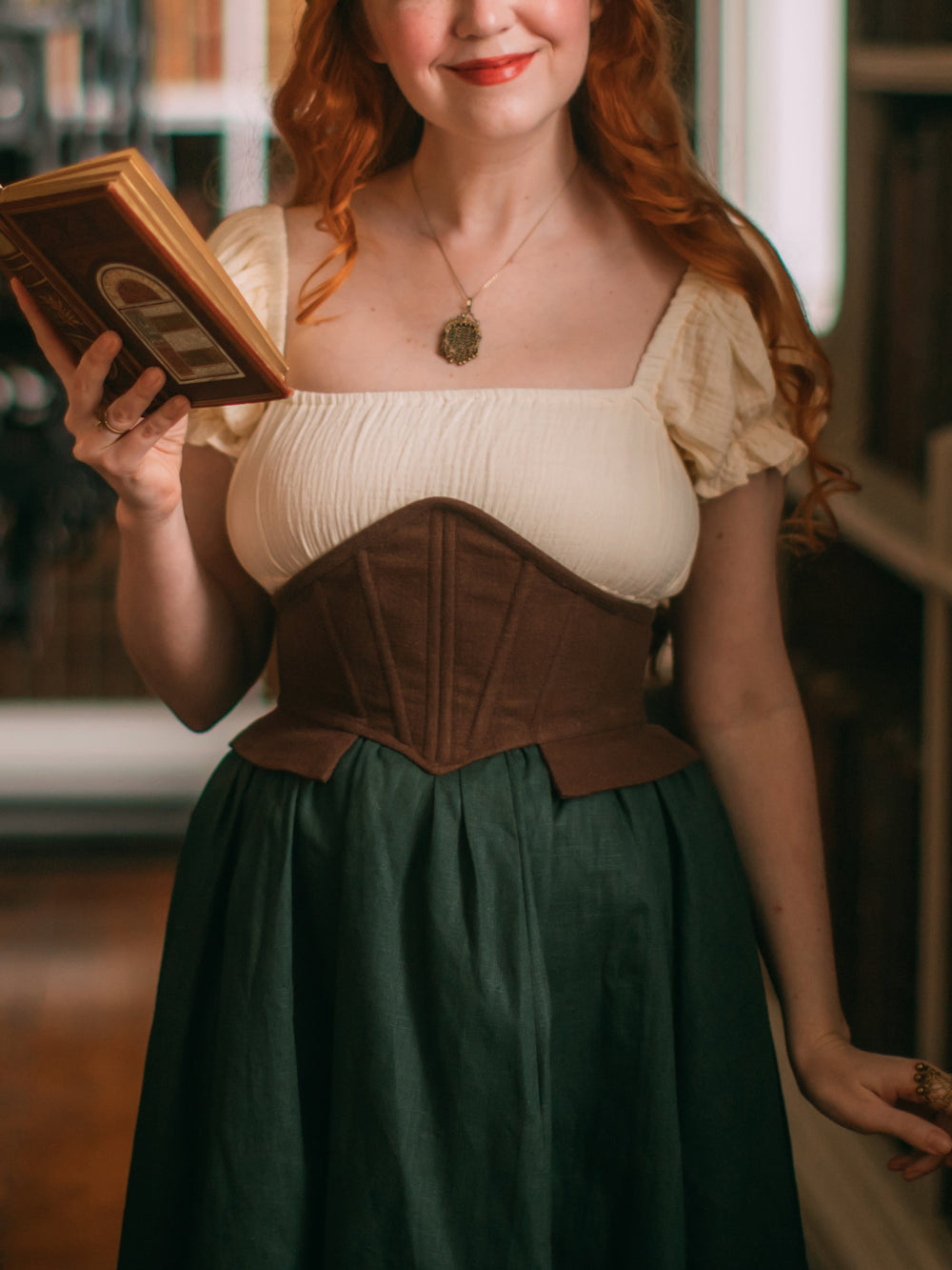 Brown Duelist Corset Belt