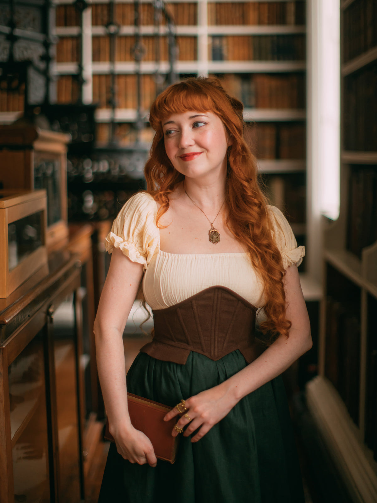 Brown Duelist Corset Belt