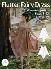Flutter Dress PDF Sewing Pattern
