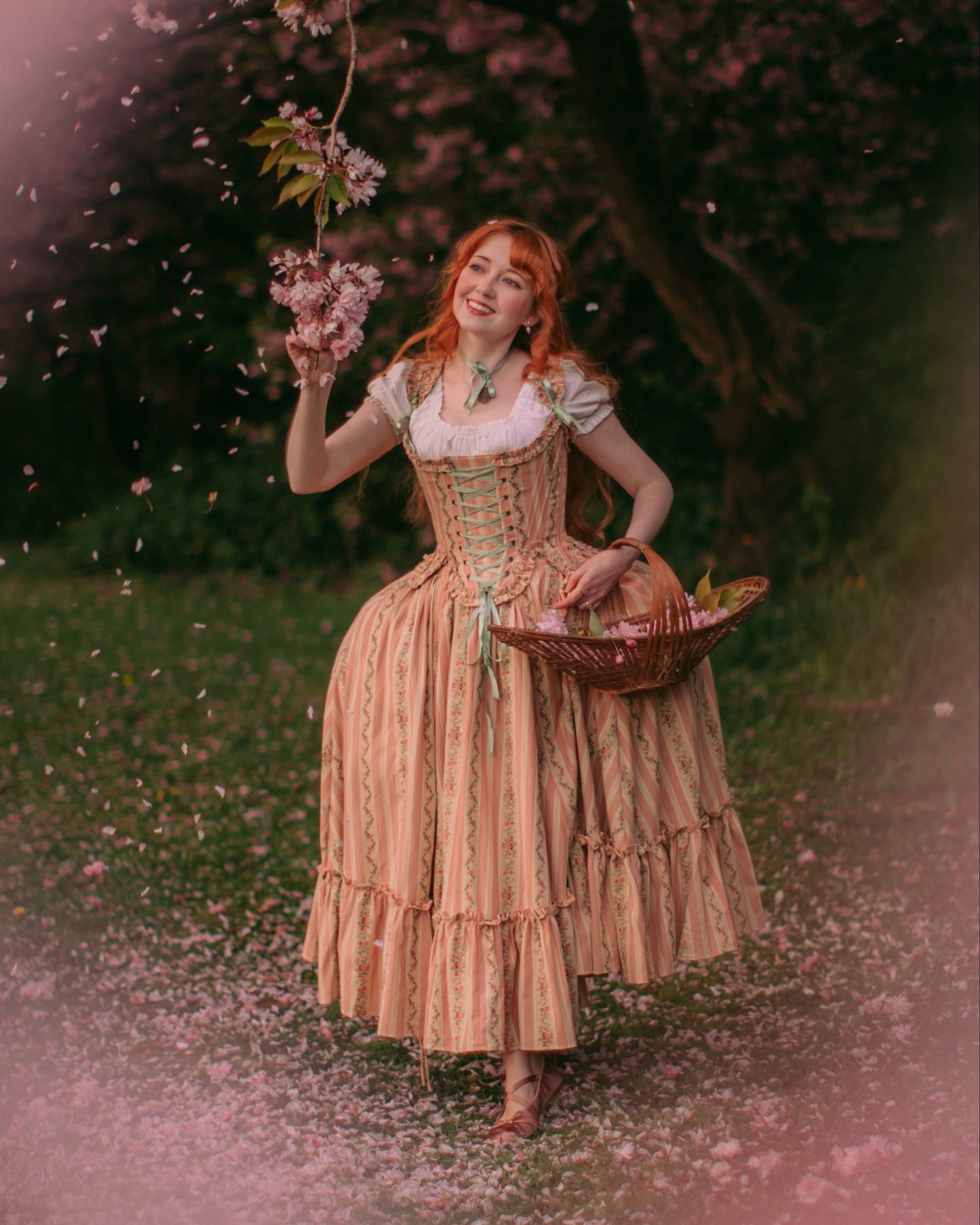 Rococo Pink 18th Century Stays