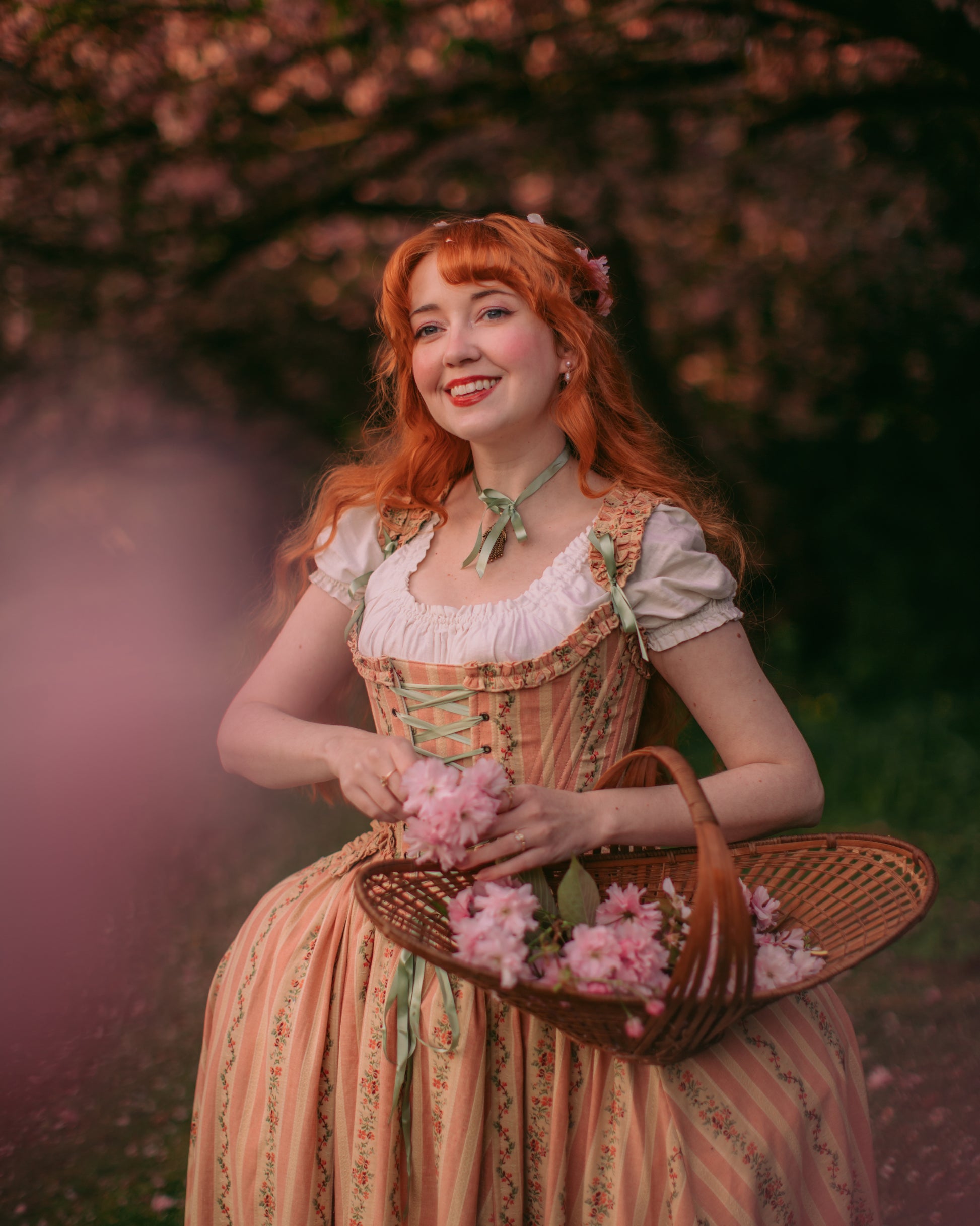 Rococo Pink 18th Century Stays