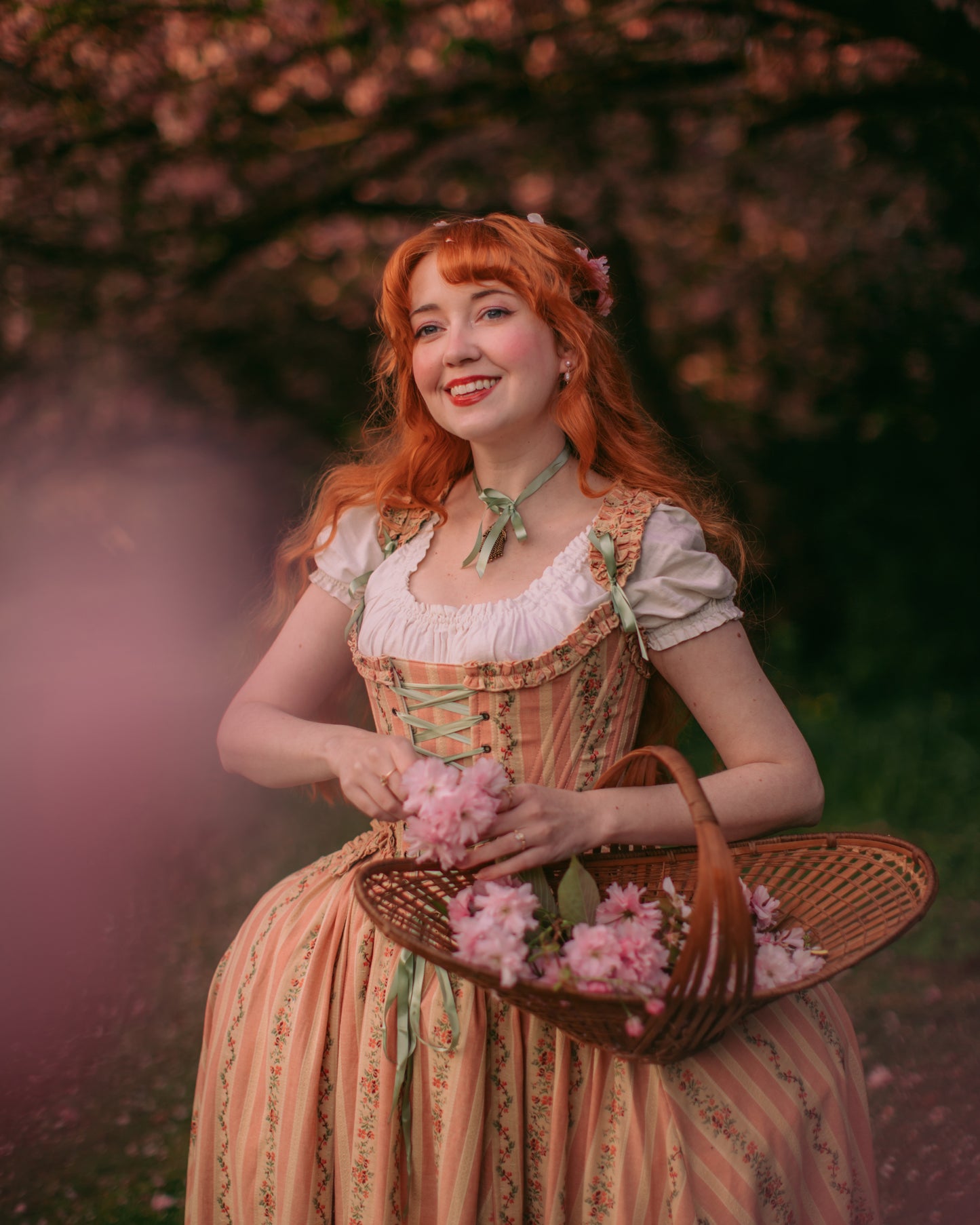 Rococo Pink 18th Century Stays