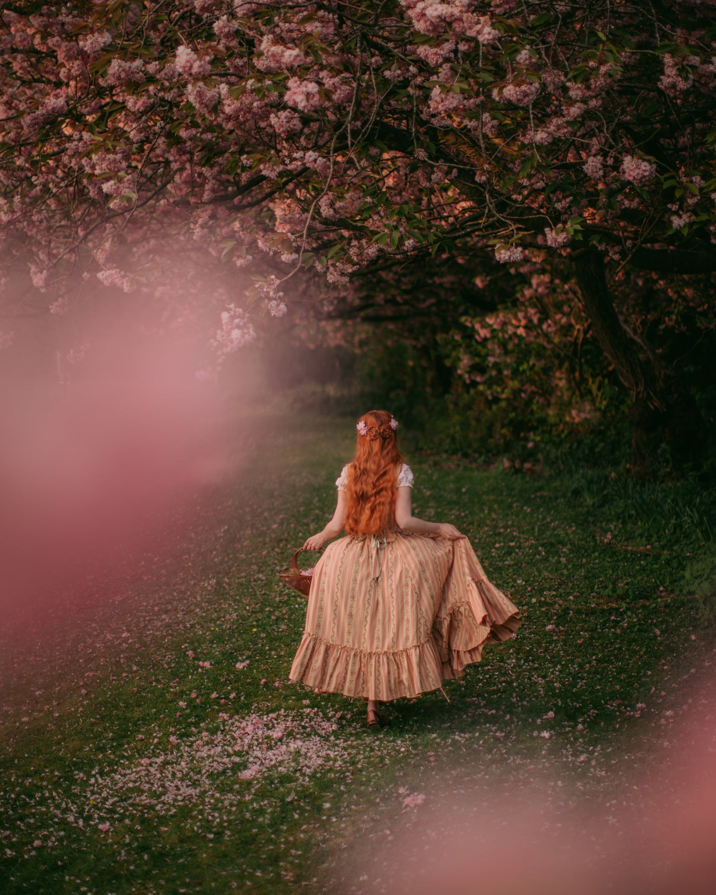 Rococo Pink Ruffle Skirt