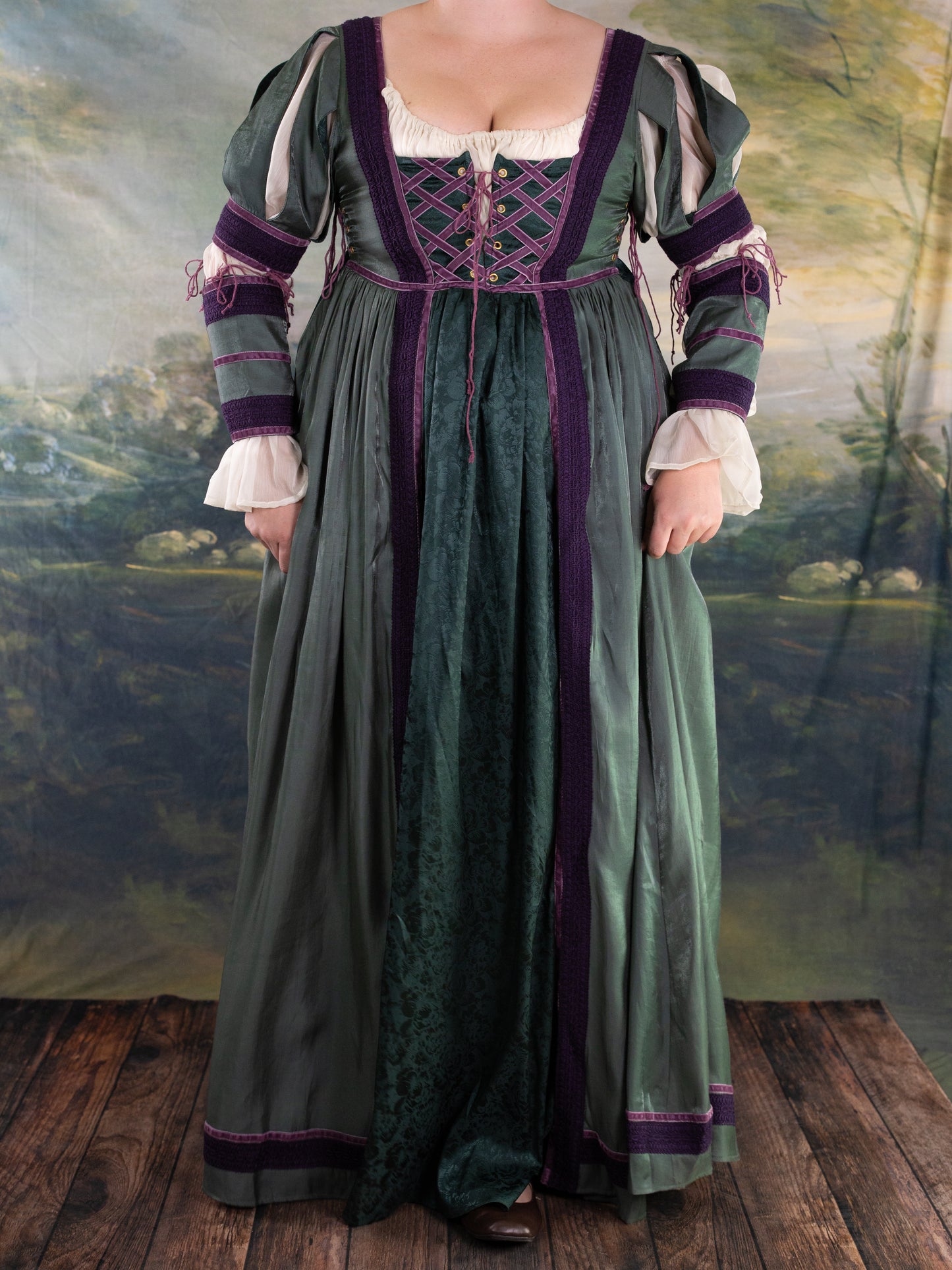 Lagoon Green Lucrezia Gown