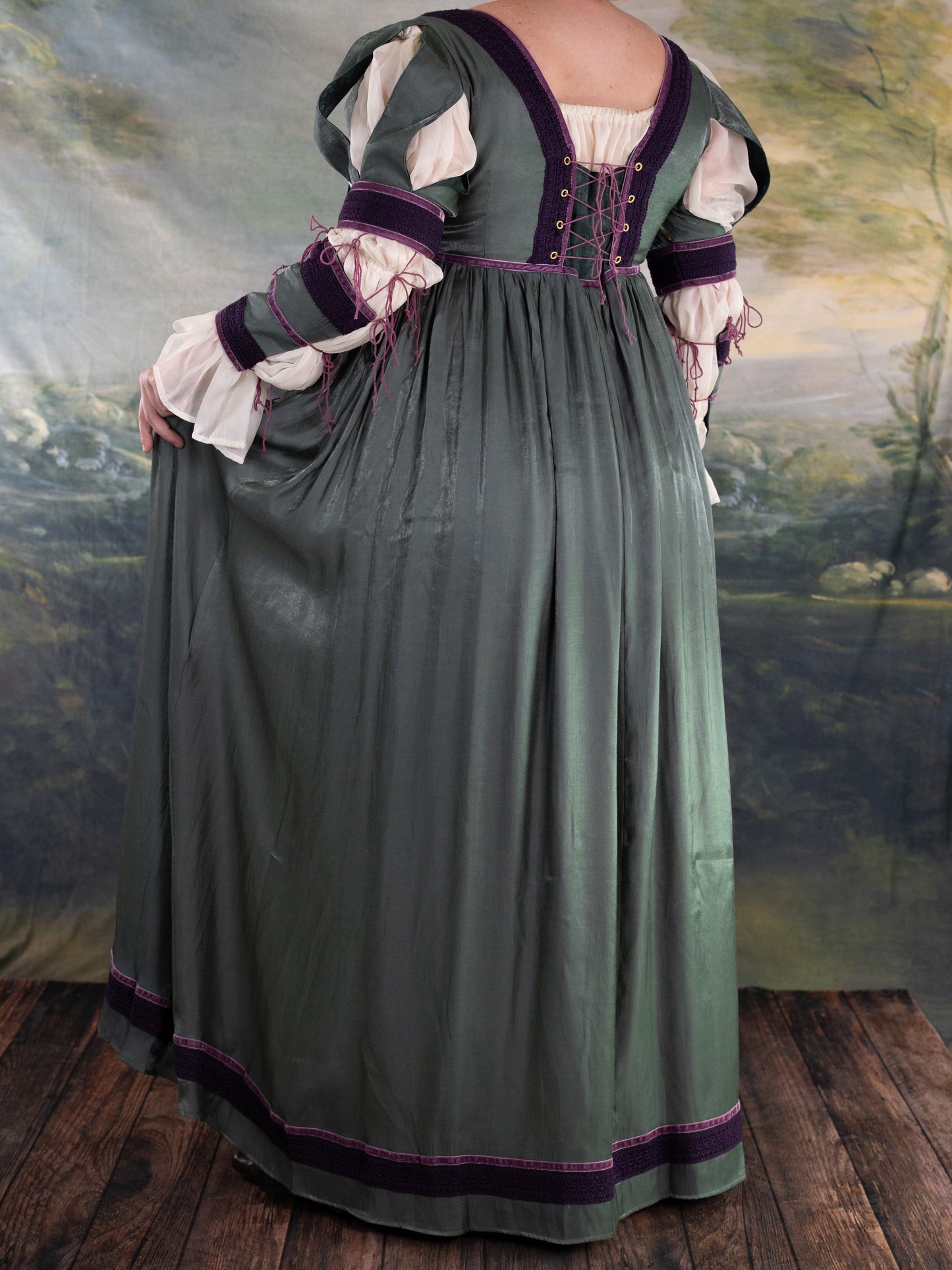 Lagoon Green Lucrezia Gown
