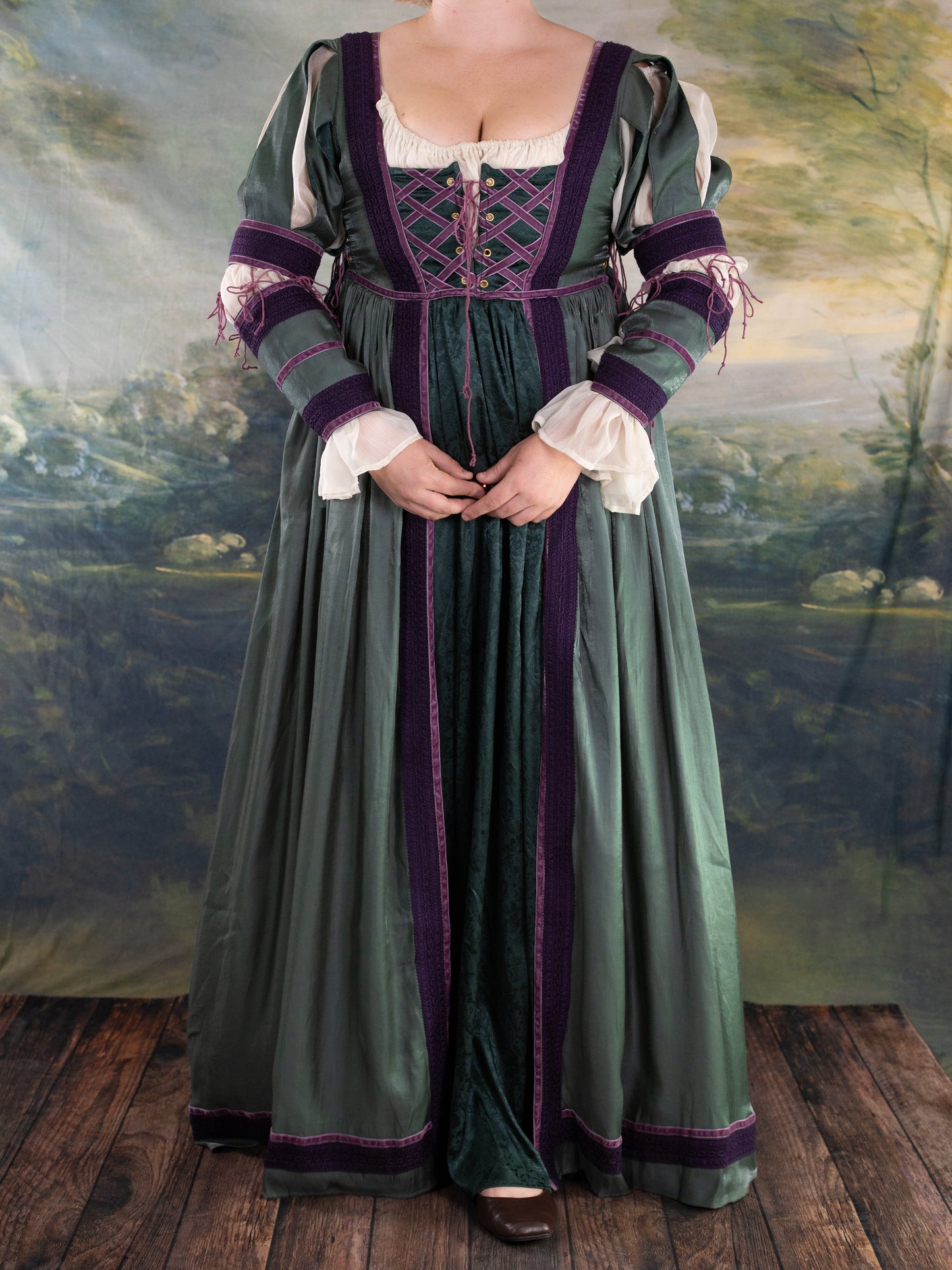 Lagoon Green Lucrezia Gown