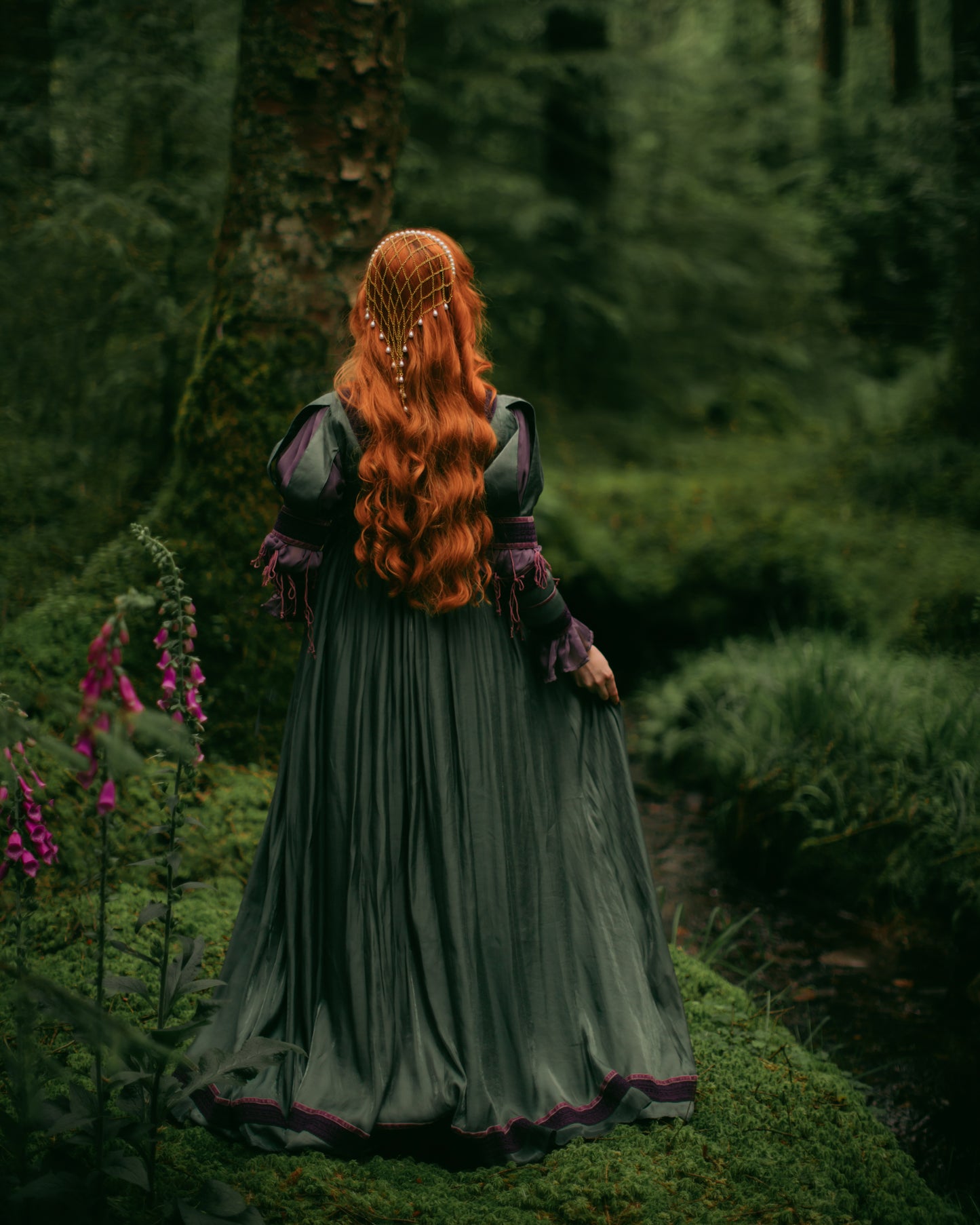 Lagoon Green Lucrezia Gown