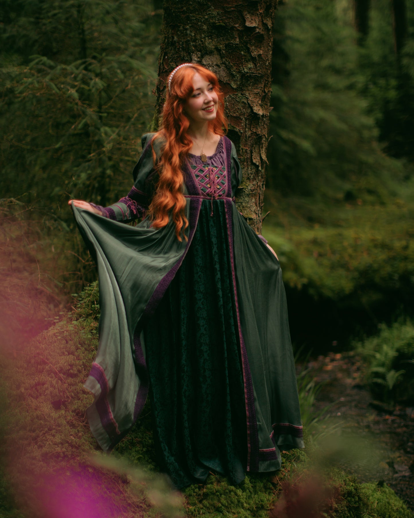 Lagoon Green Lucrezia Gown