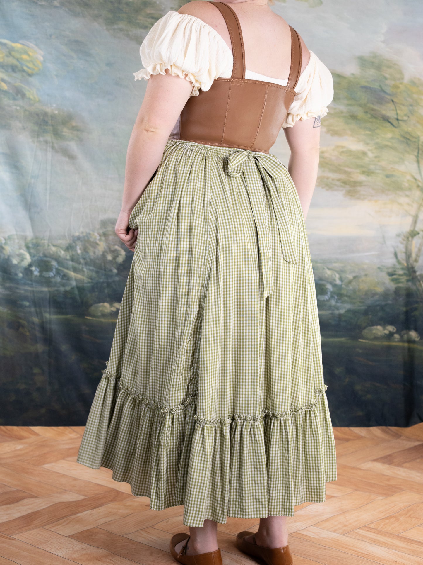 Leather Underbust Corset Belt