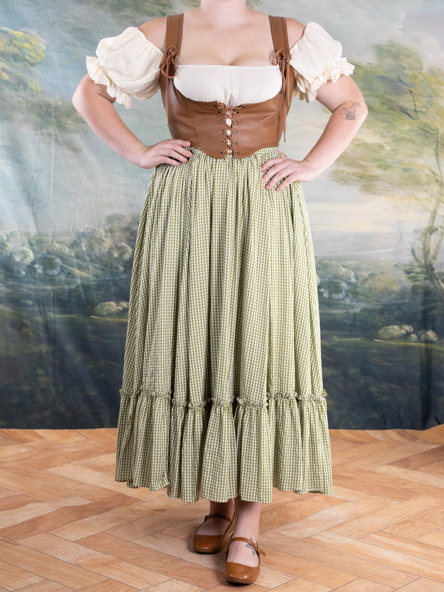 Leather Underbust Corset Belt