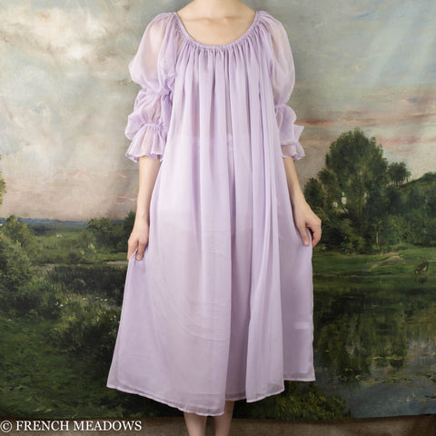 Lilac Chiffon Chemise