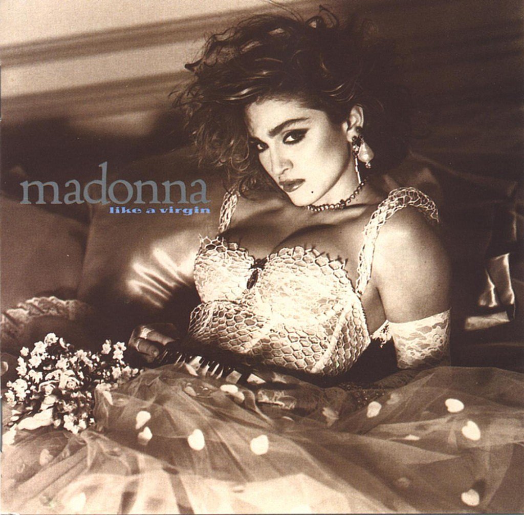 madonna like a virgin album cover