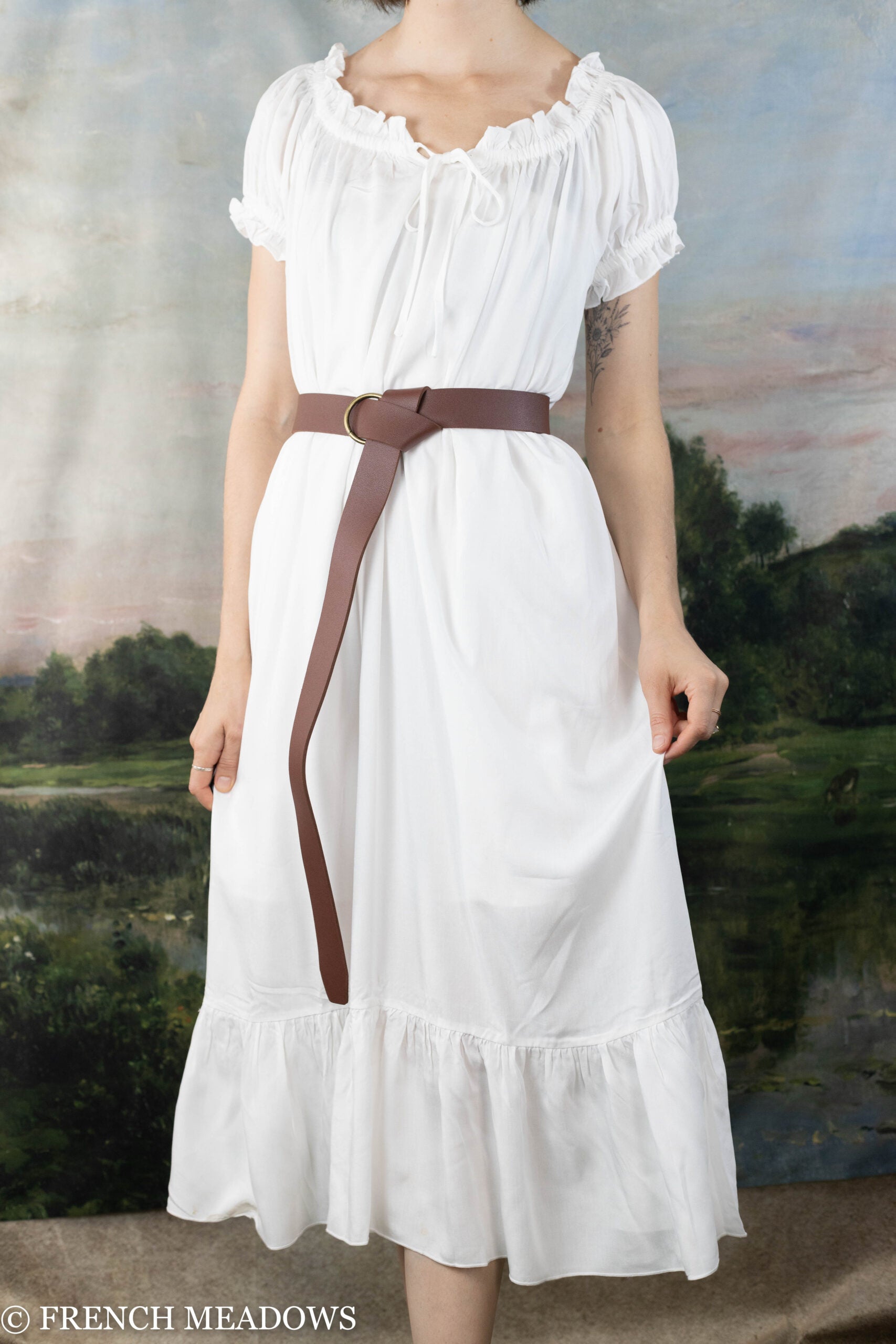 Short Puff Sleeve Chemise Dress 2X Short Puff Sleeve Chemise Dress 2X